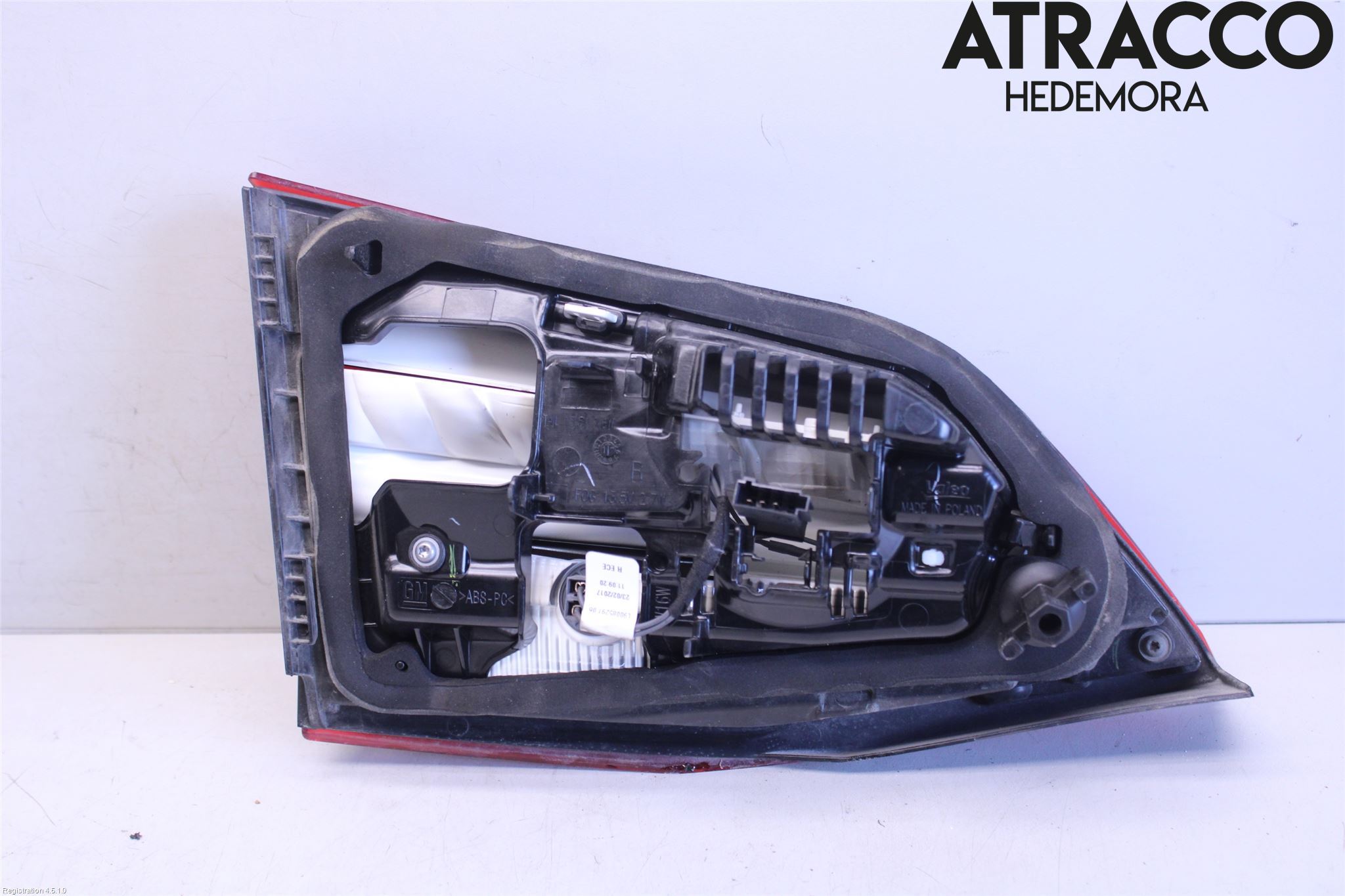 Opel ASTRA K 16-22 Baklykt Høyre  På Luke(Indre)
