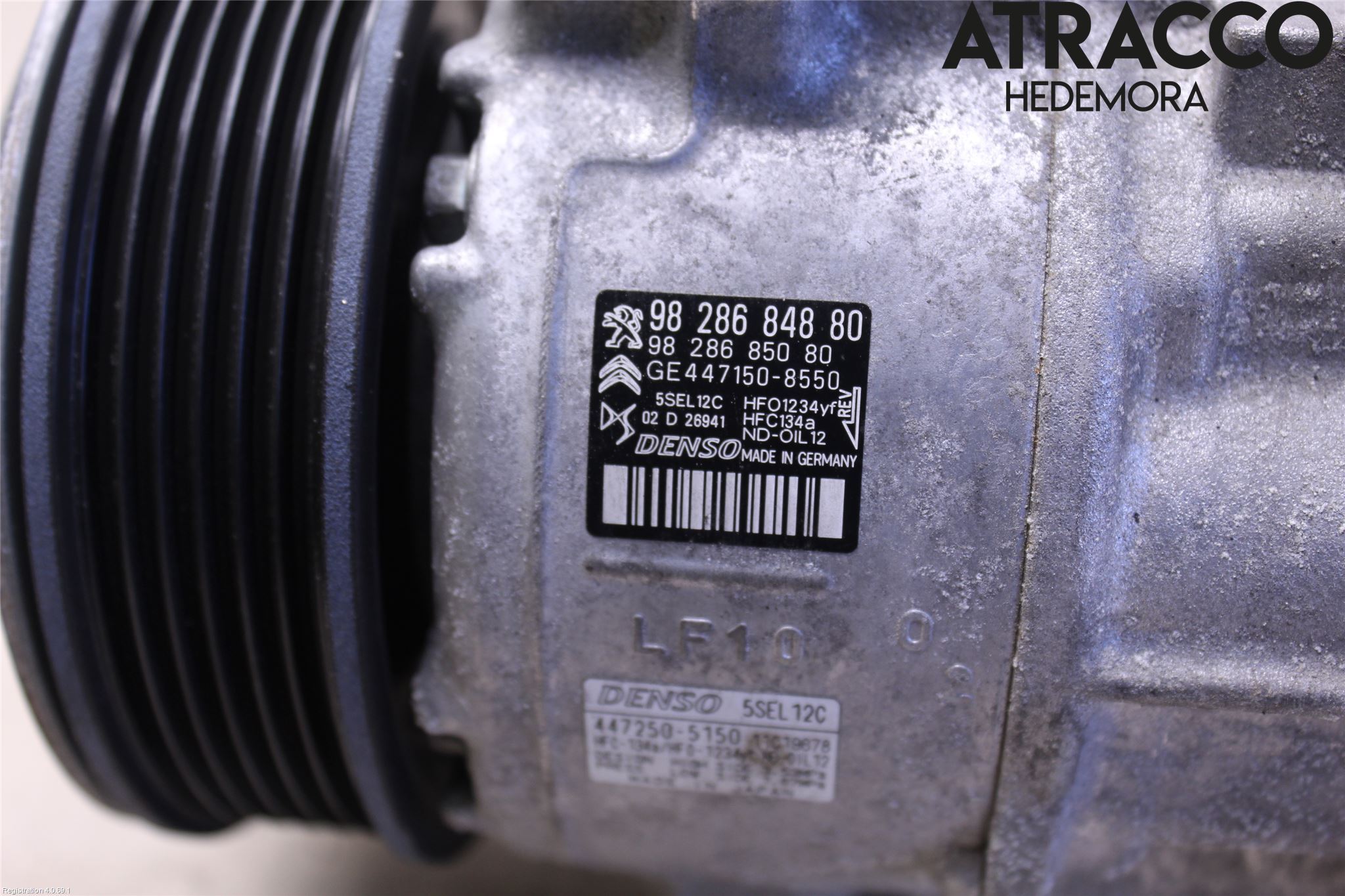 Peugeot 208/E-208 20- Varme Ac Kompressor
