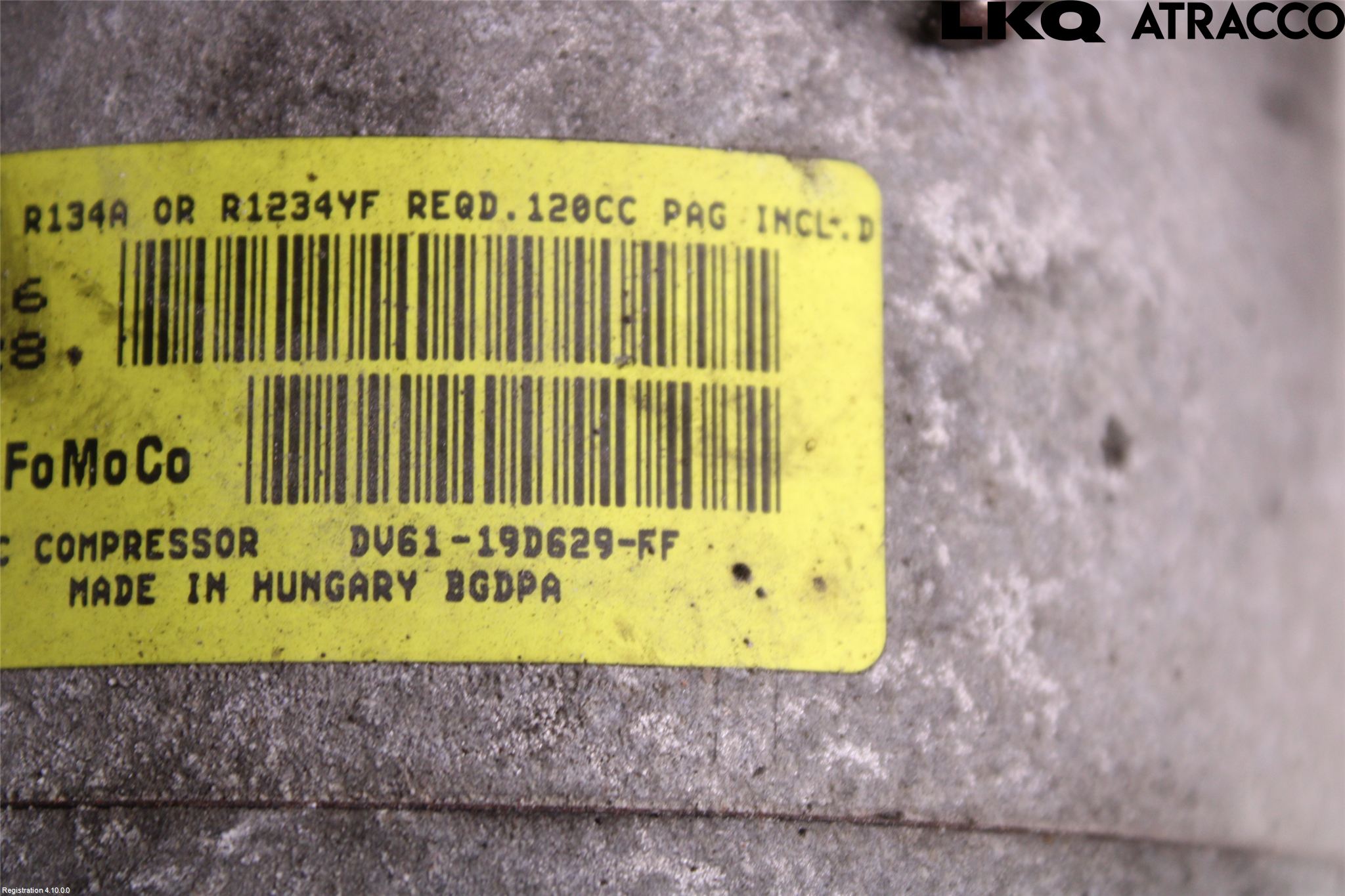Ford FOCUS 15-18 Varme Ac Kompressor