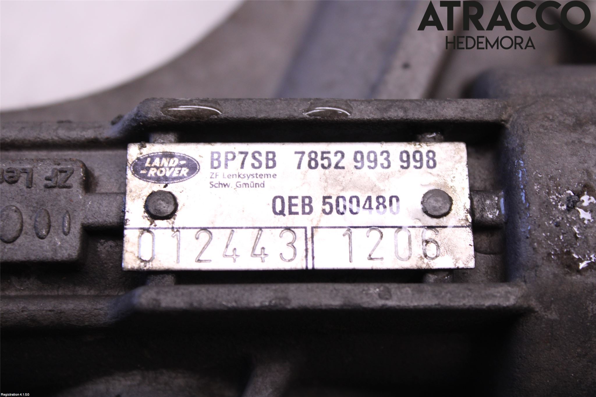 Landrover LAND ROVER RANGE ROVER L322 02-12 Servo Snekke - Tannstang
