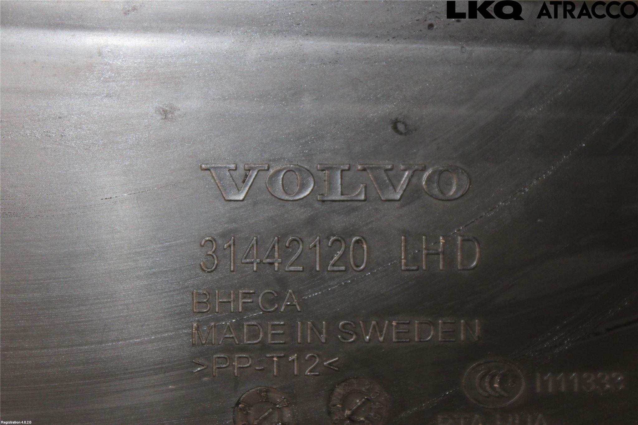 Volvo XC60 18- Visker Deksel-Grill-Under Frr