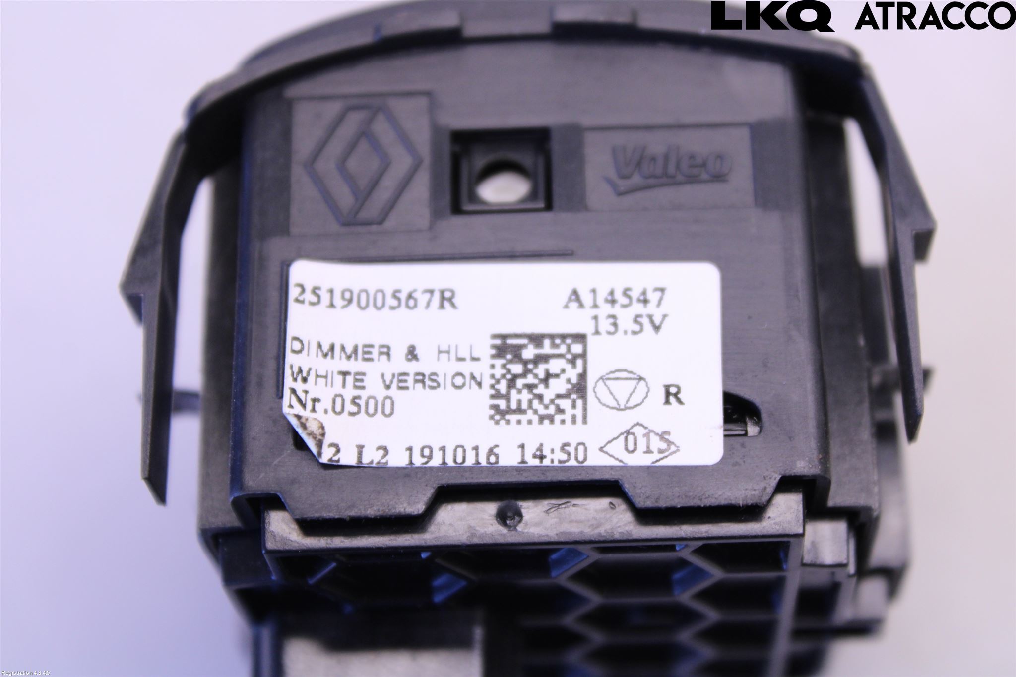 Renault CAPTUR 20-24 Frontlykt Lysspredderreg