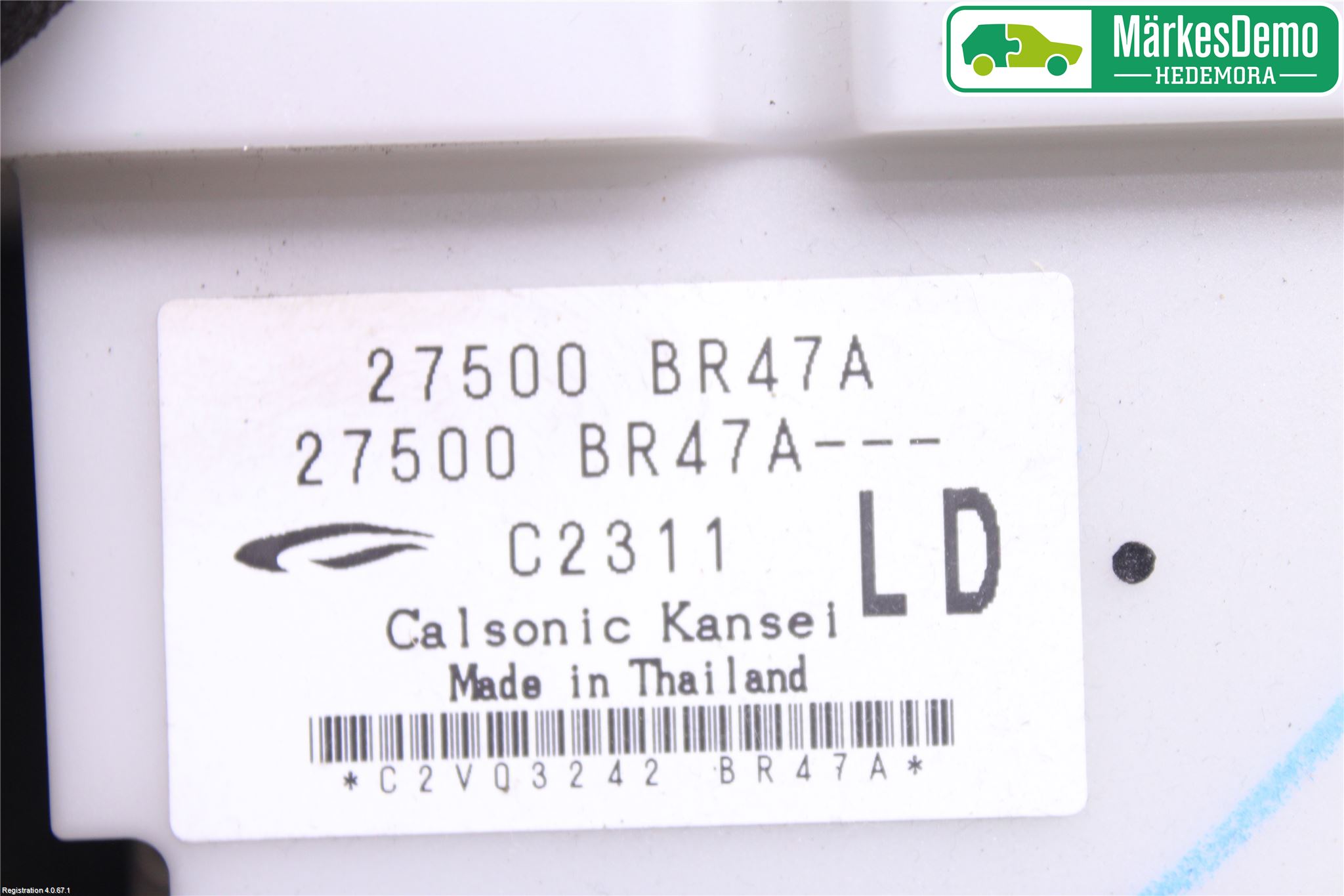 Nissan QASHQAI+2  10-14 Varme Ac Betjening-Display