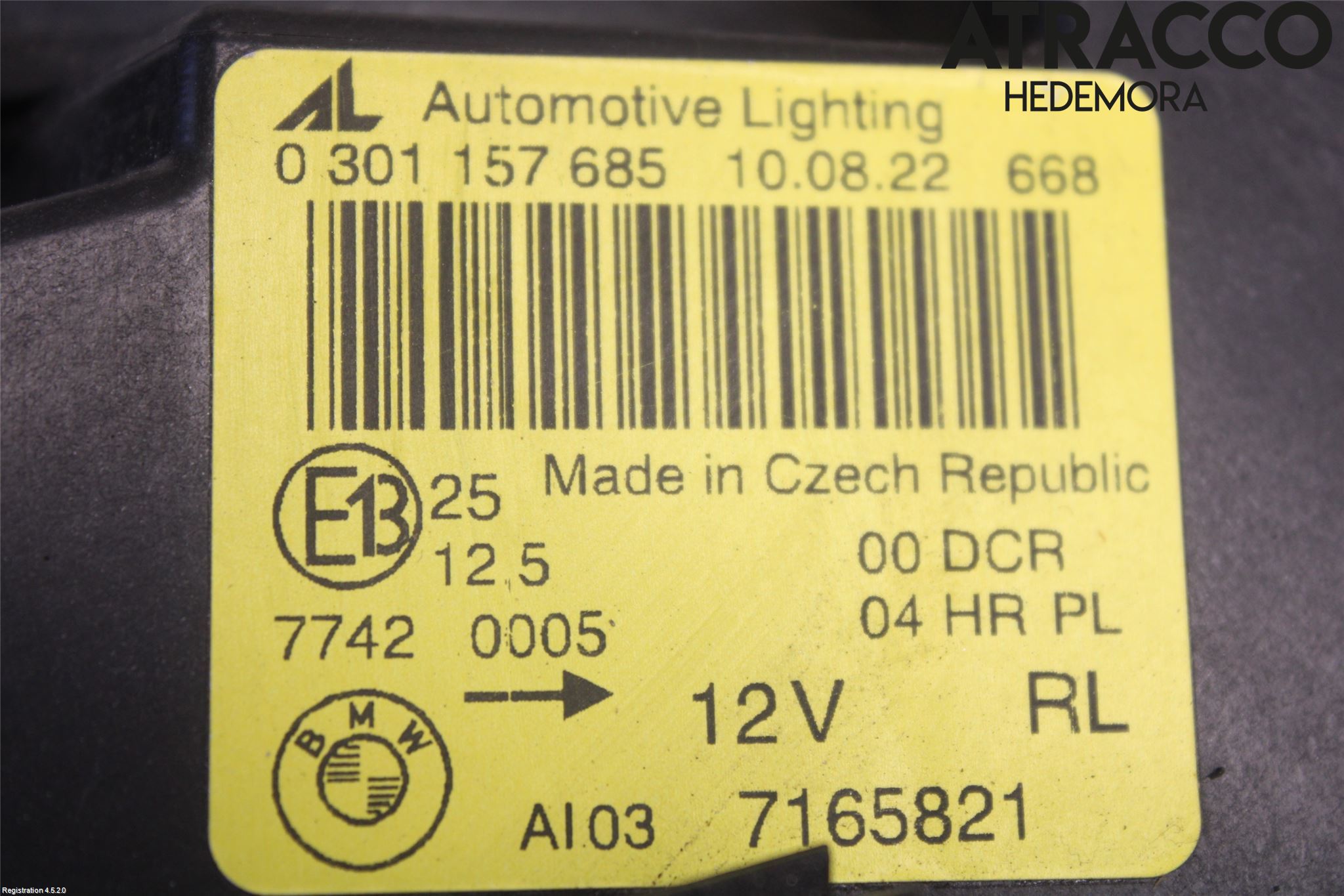 BMW 3 E46      98-05 Frontlykt Venstre