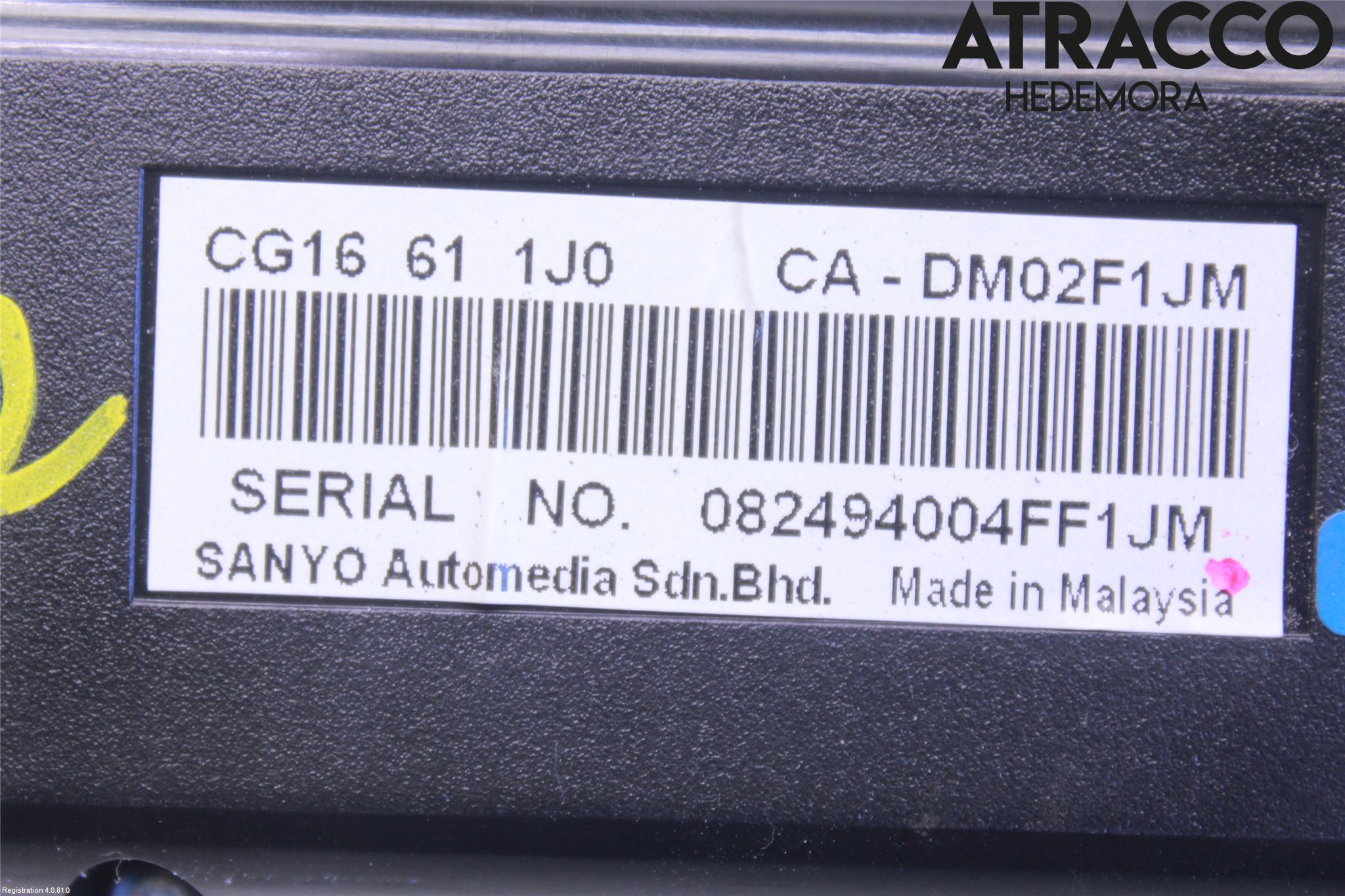 Mazda 5 10-18 Instr Varselys - Display