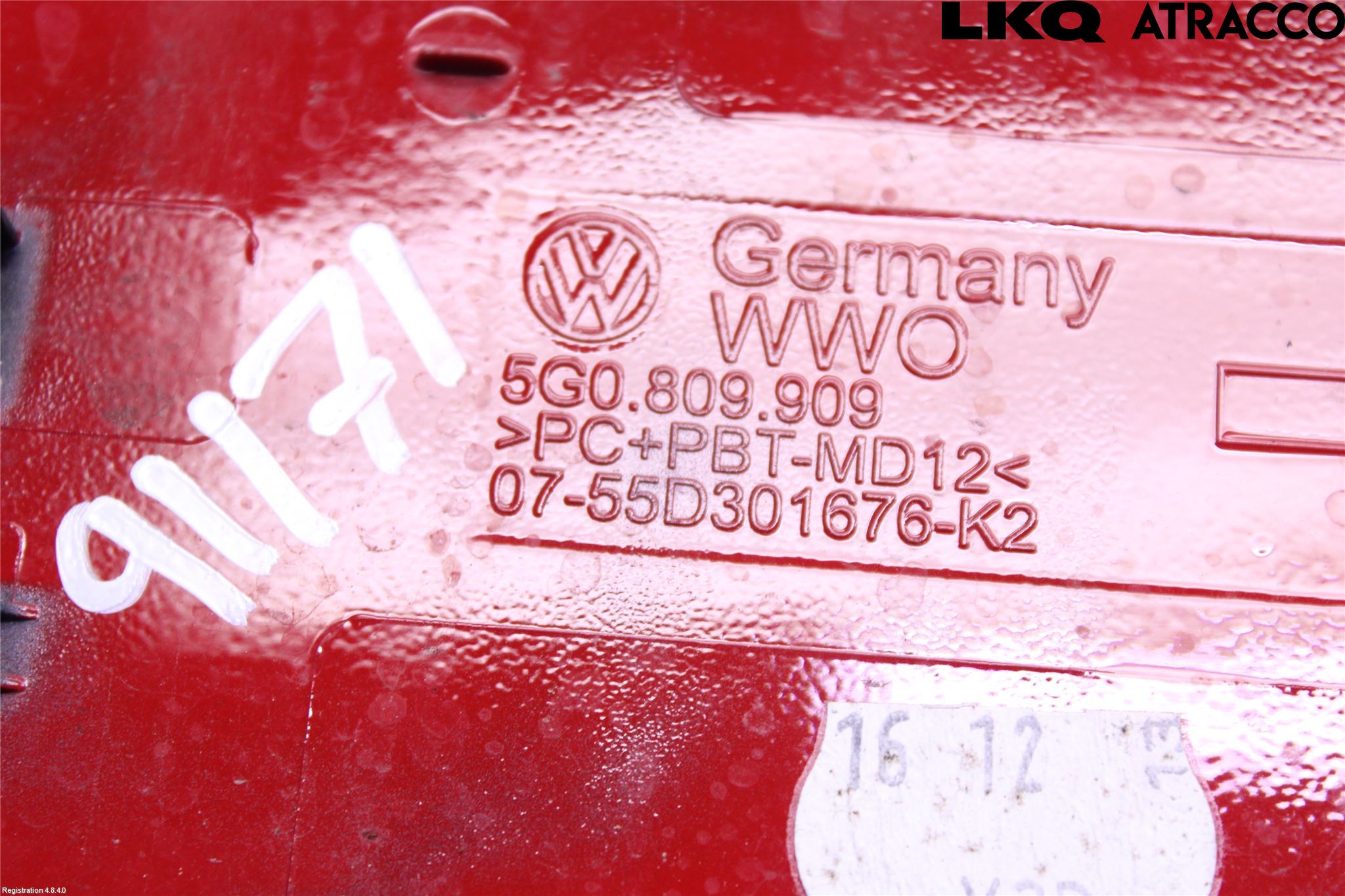 Volkswagen VW GOLF / E-GOLF VII 13-20 Drivstoff Tankluke