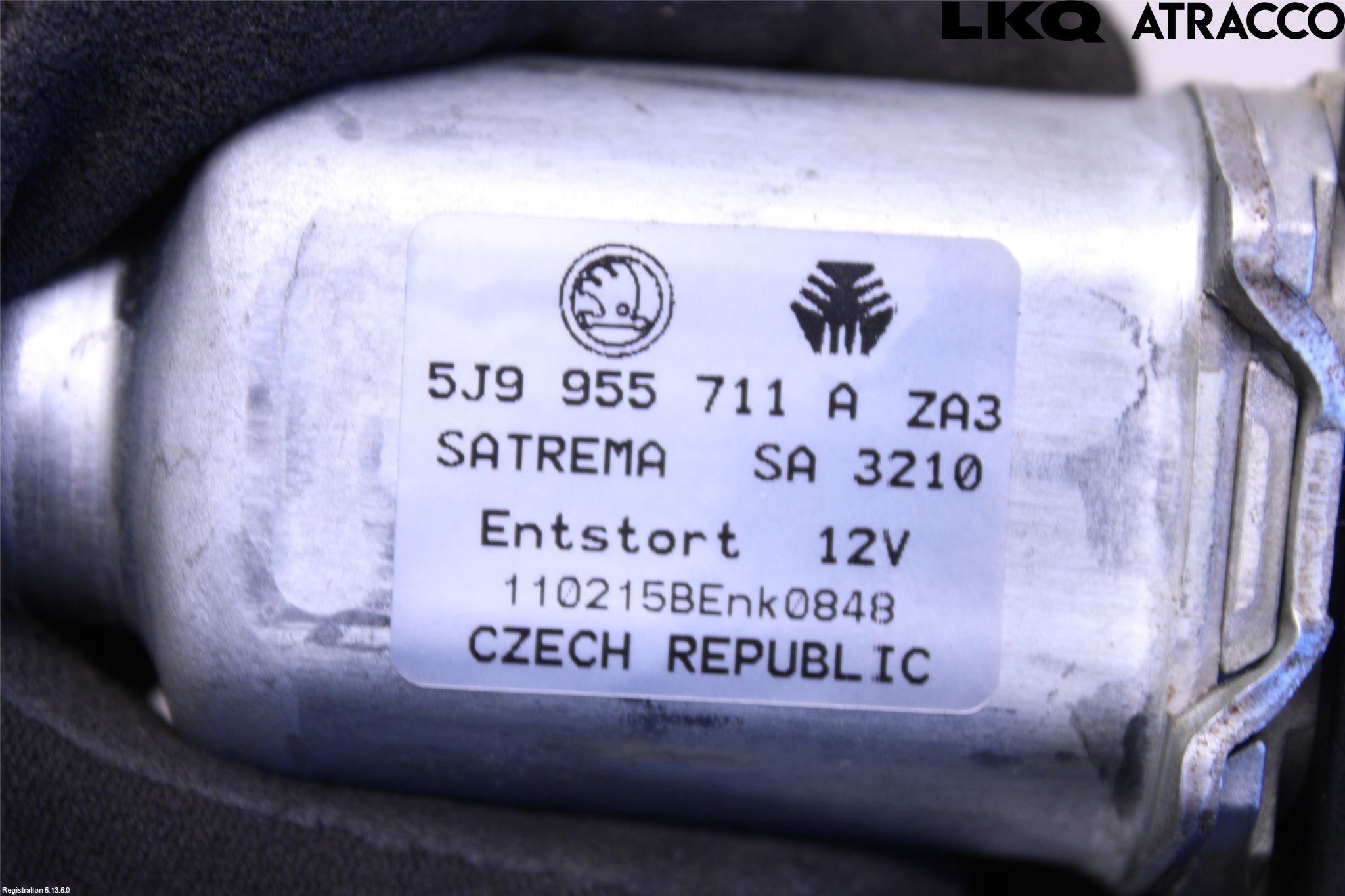 Skoda FABIA 07-14 Viskermotor Bakluke