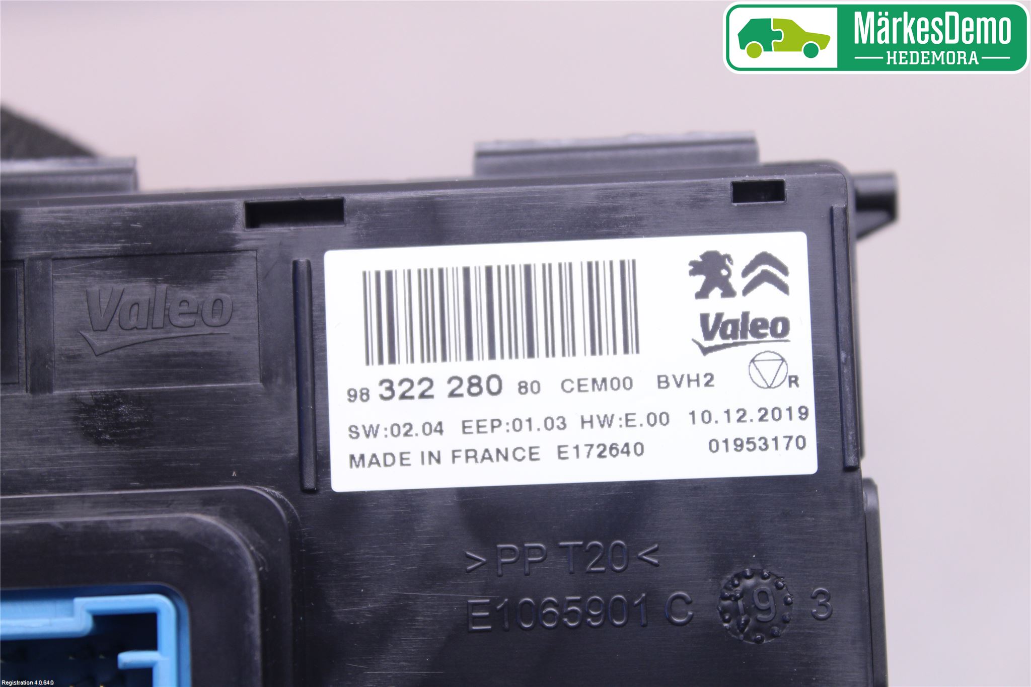 Peugeot 3008 17-24 Varme Ac Betjening-Display
