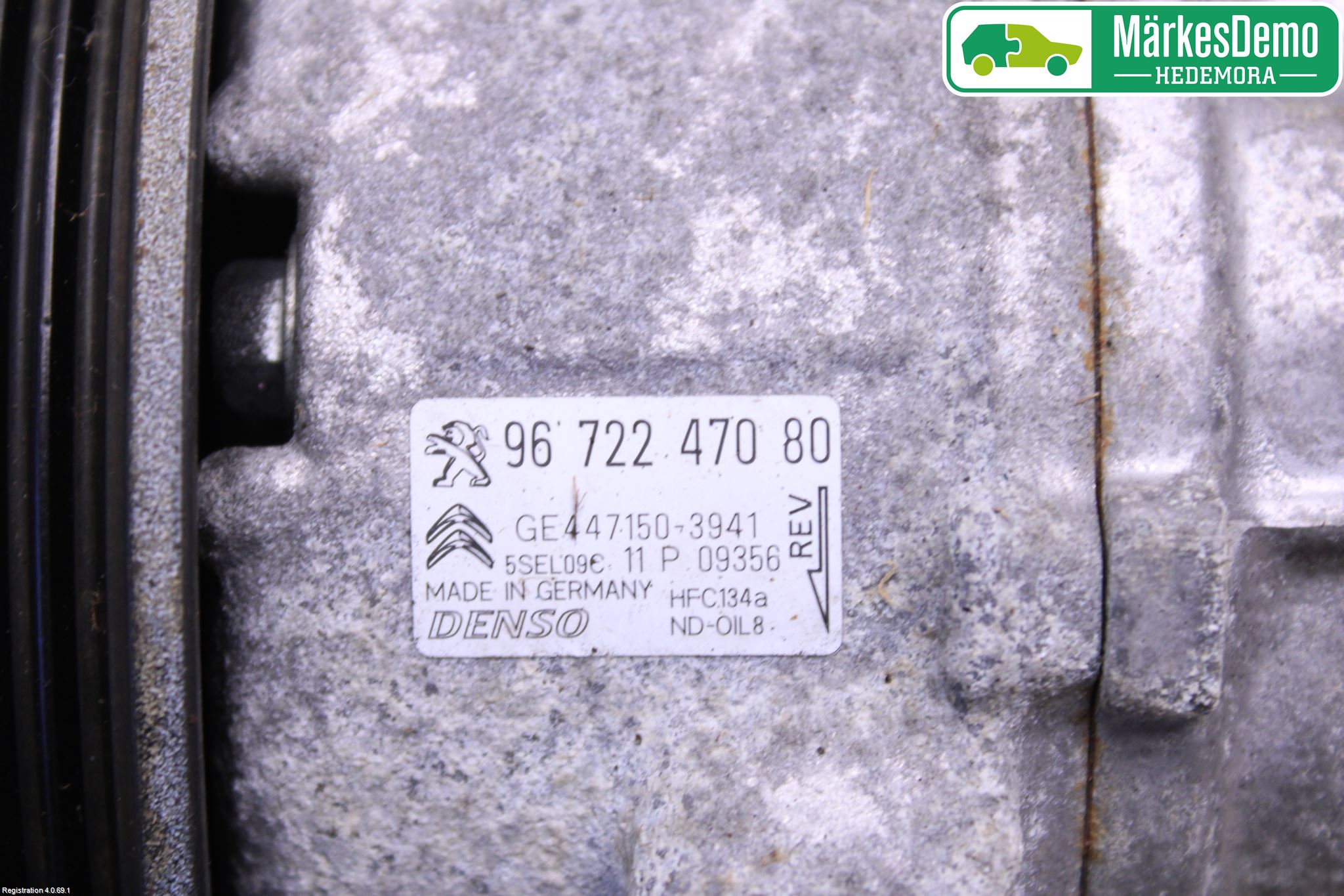 Peugeot 208 12-15 Varme Ac Kompressor