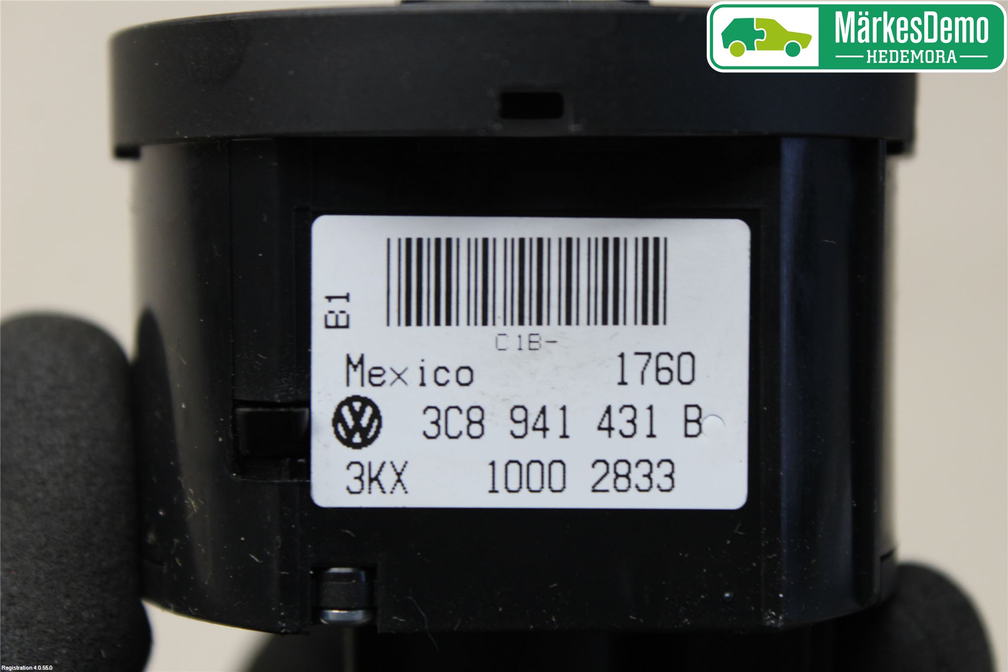 Volkswagen VW GOLF VI 09-13 Bryter Hovedlys