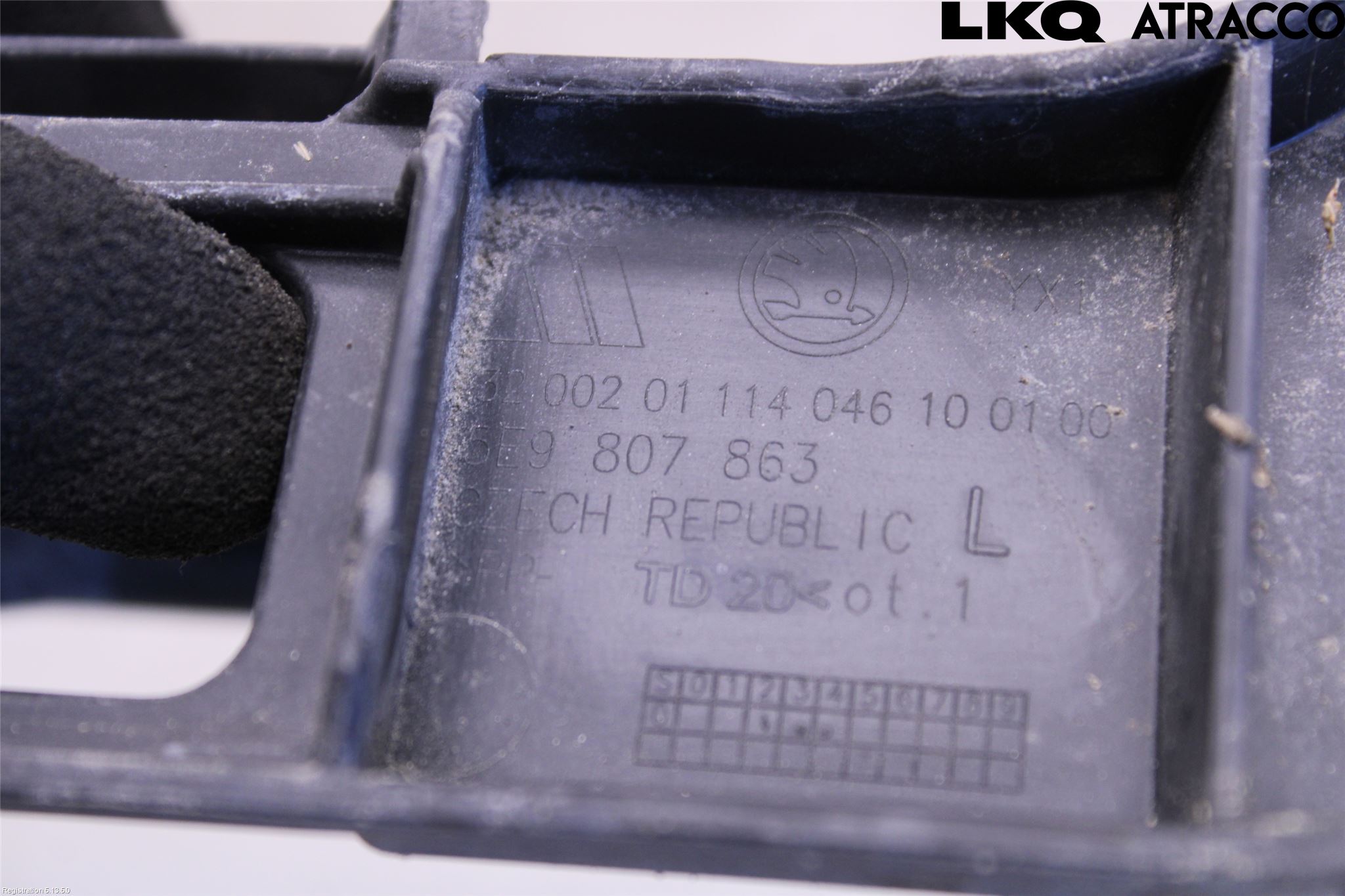 Skoda OCTAVIA (5E) 13-20 Støtfanger Bak Deform Element