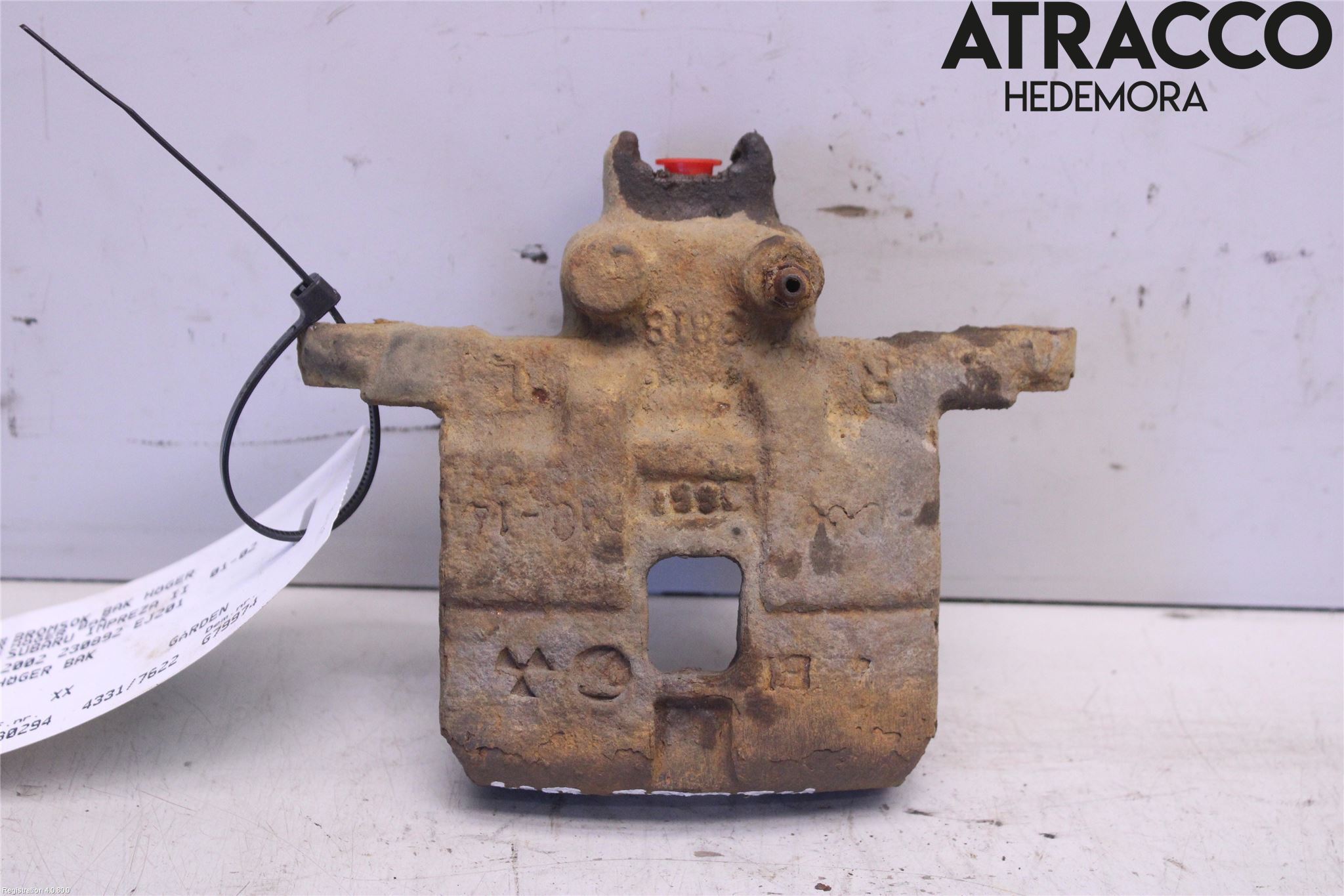 Subaru IMPREZA II  01-02 Bremsecaliper Bak Høyre
