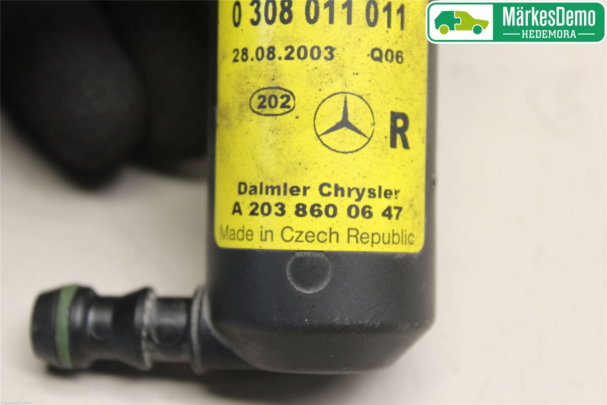 Mercedes-Benz MB C (203) 00-07 Spylerdyse Frontlykter