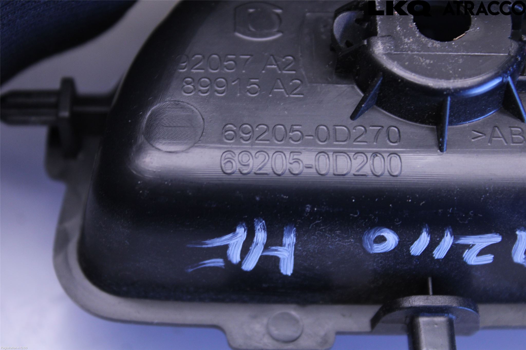 Toyota YARIS XP130 12-14 Innr Dørhandtak H Indre