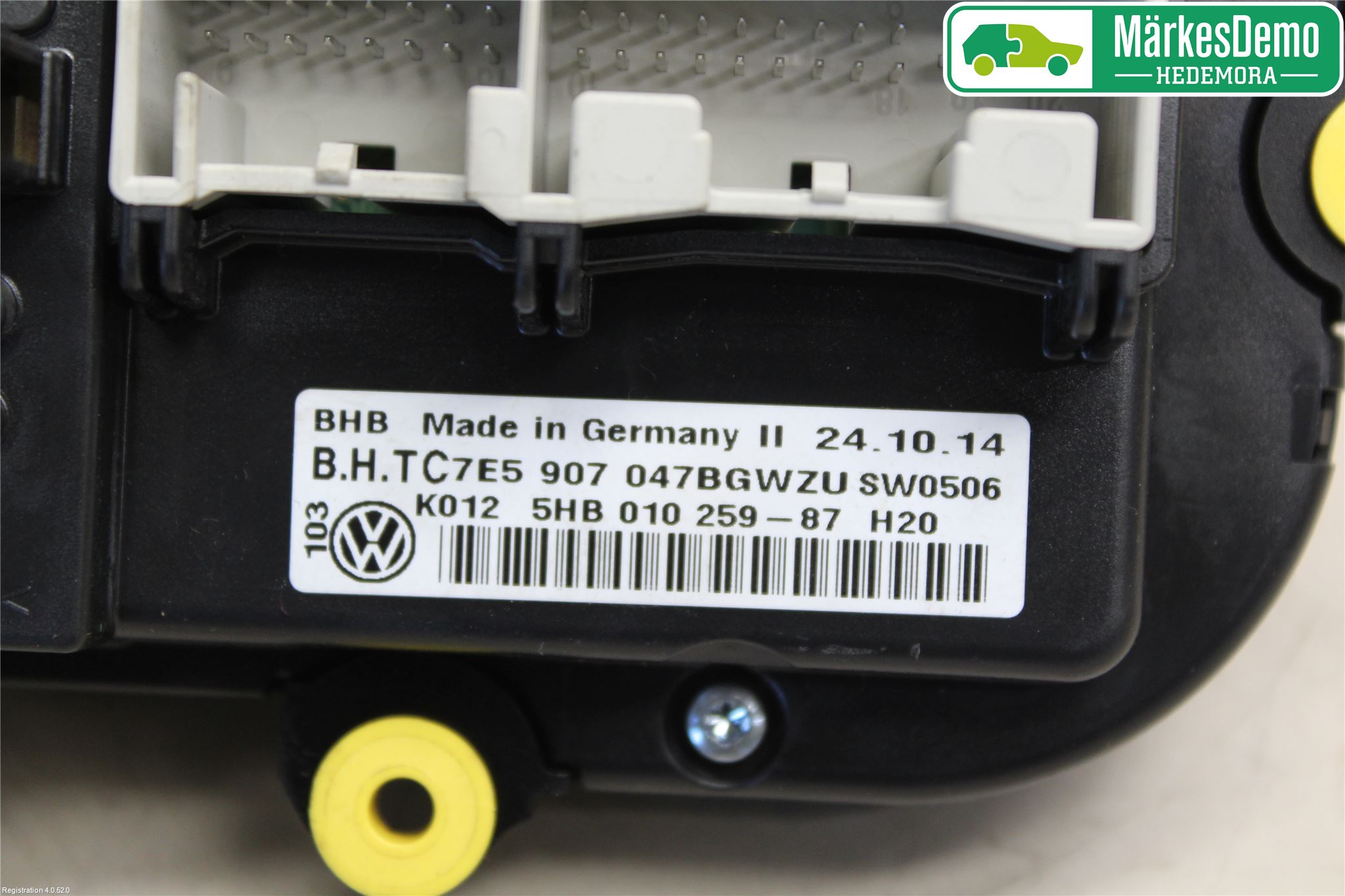 Volkswagen VW TRANSP/CARAVELLE (T5) 04-15 Varme Ac Betjening-Display