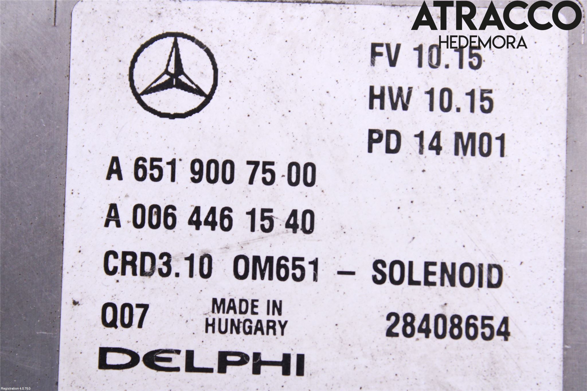 Mercedes-Benz MB C-KLASS (W204) 07-15 Styreenhet Dieselpumpe