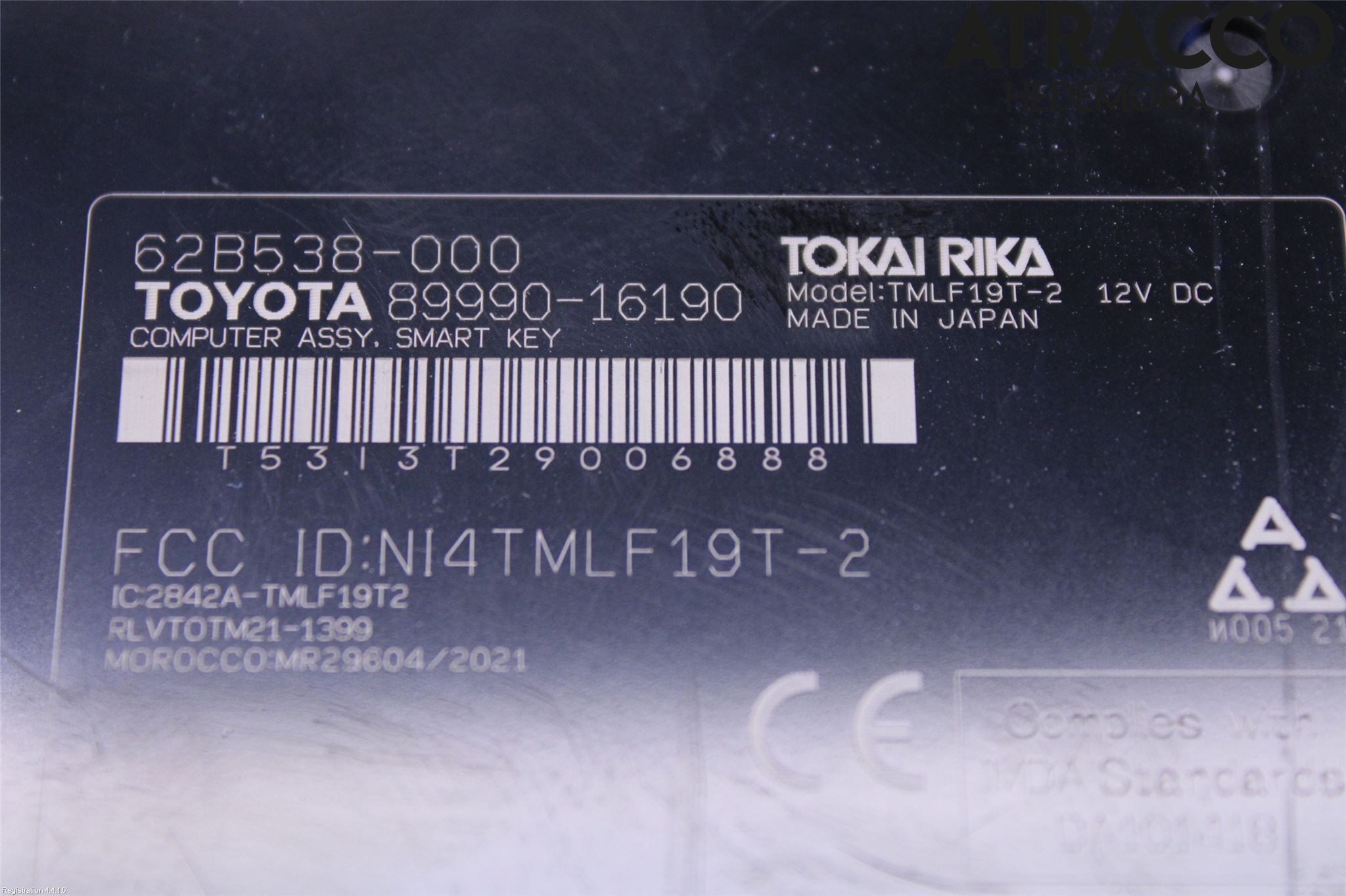 Toyota COROLLA CROSS XG10 22- Styrenhet Nyckellös System