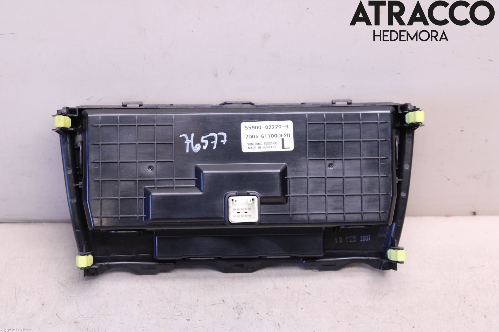 Toyota AURIS 07-09 Varme Ac Betjening-Display