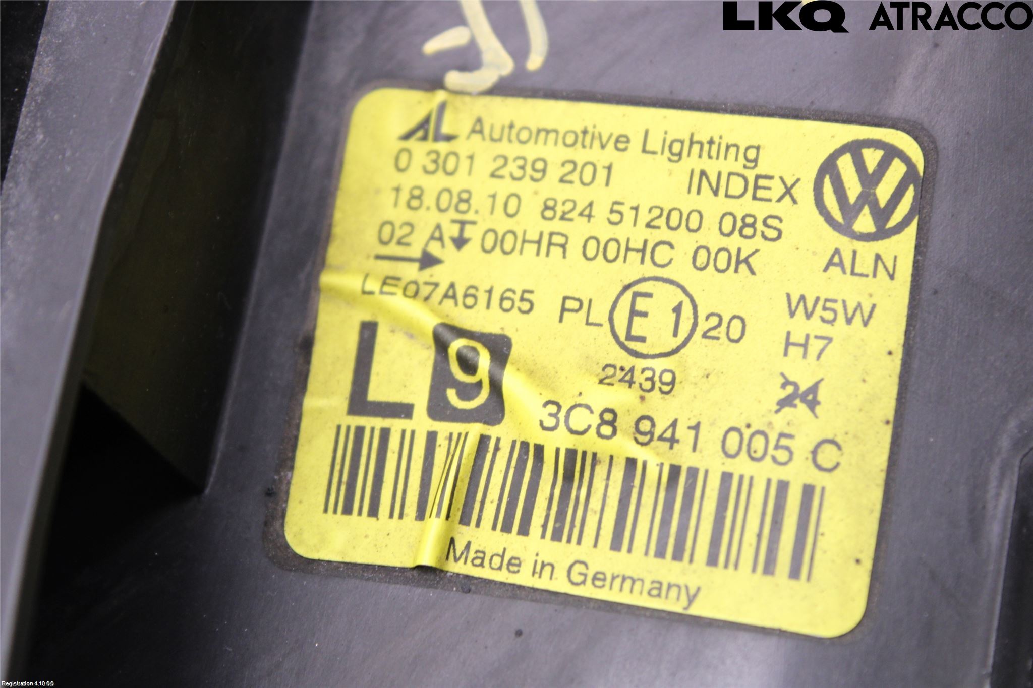 Volkswagen VW PASSAT CC 08-16 Frontlykt Venstre
