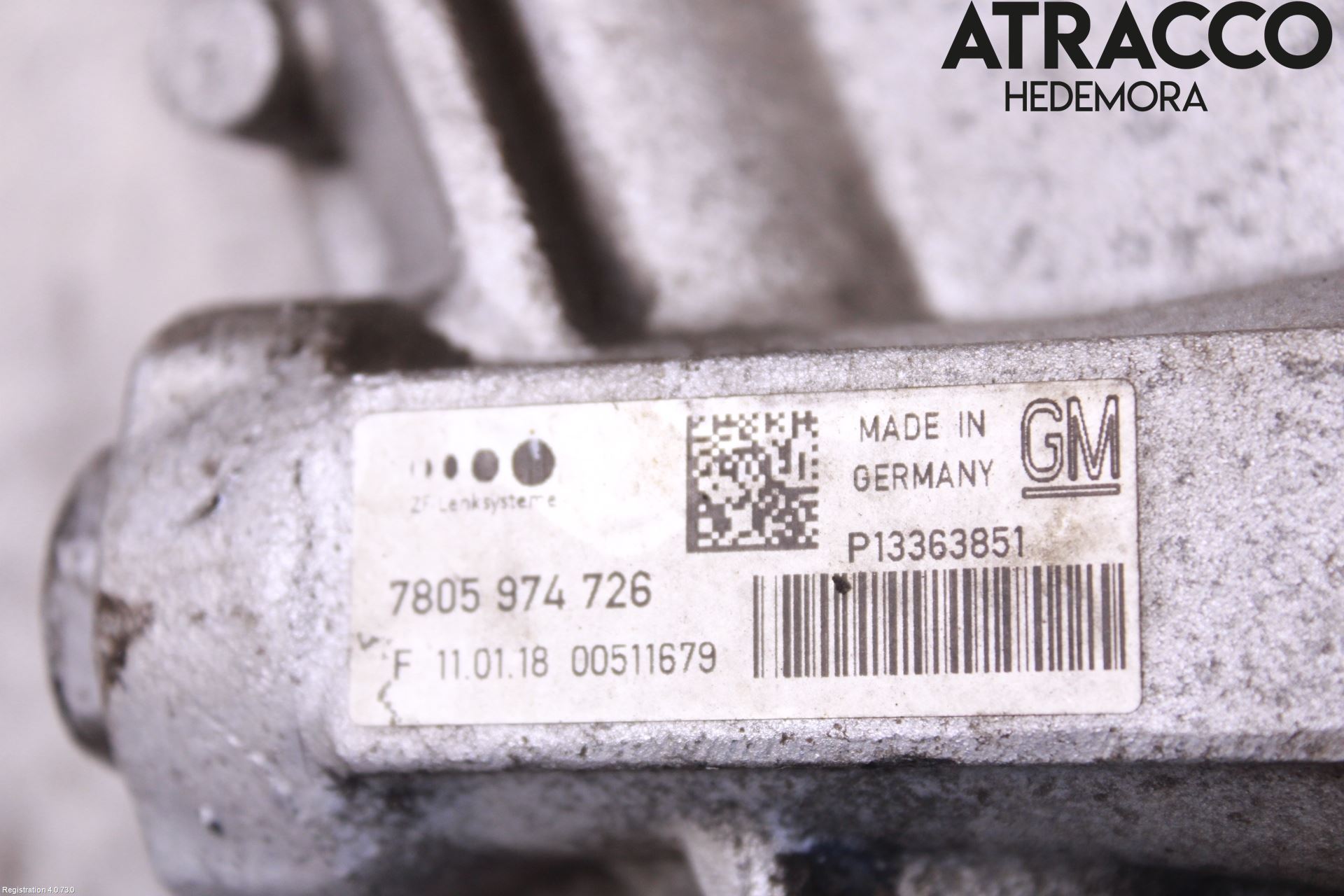 Opel ASTRA J 10-15 Servo Snekke - Tannstang