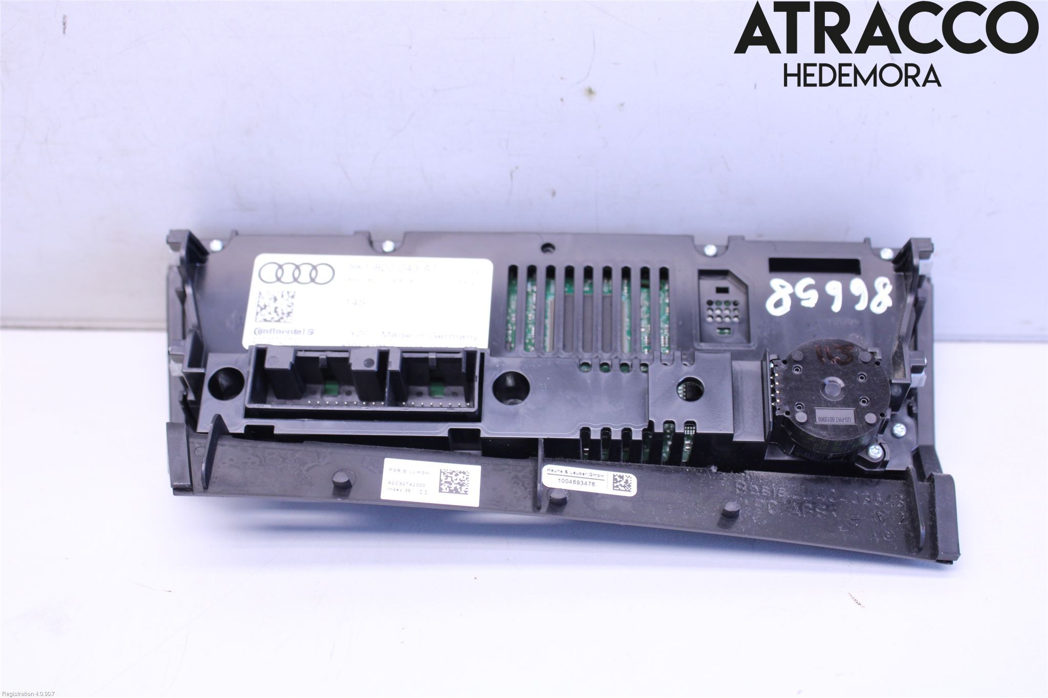 Audi A4 12-15 Varme Ac Betjening-Display