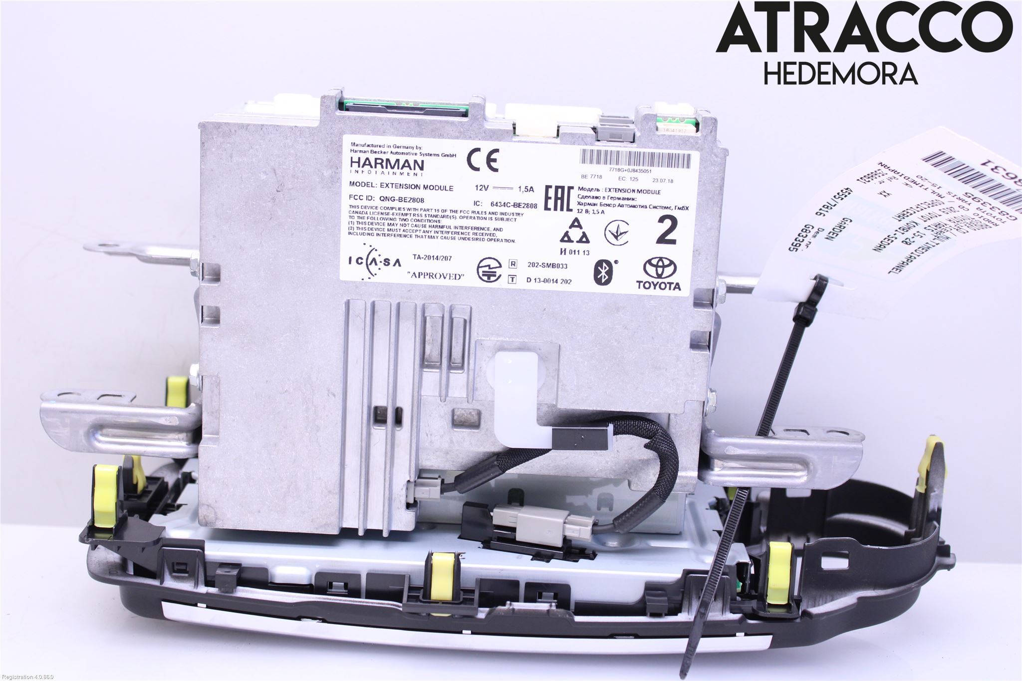Toyota YARIS XP130 15-20 Stereo Radio Med Cd