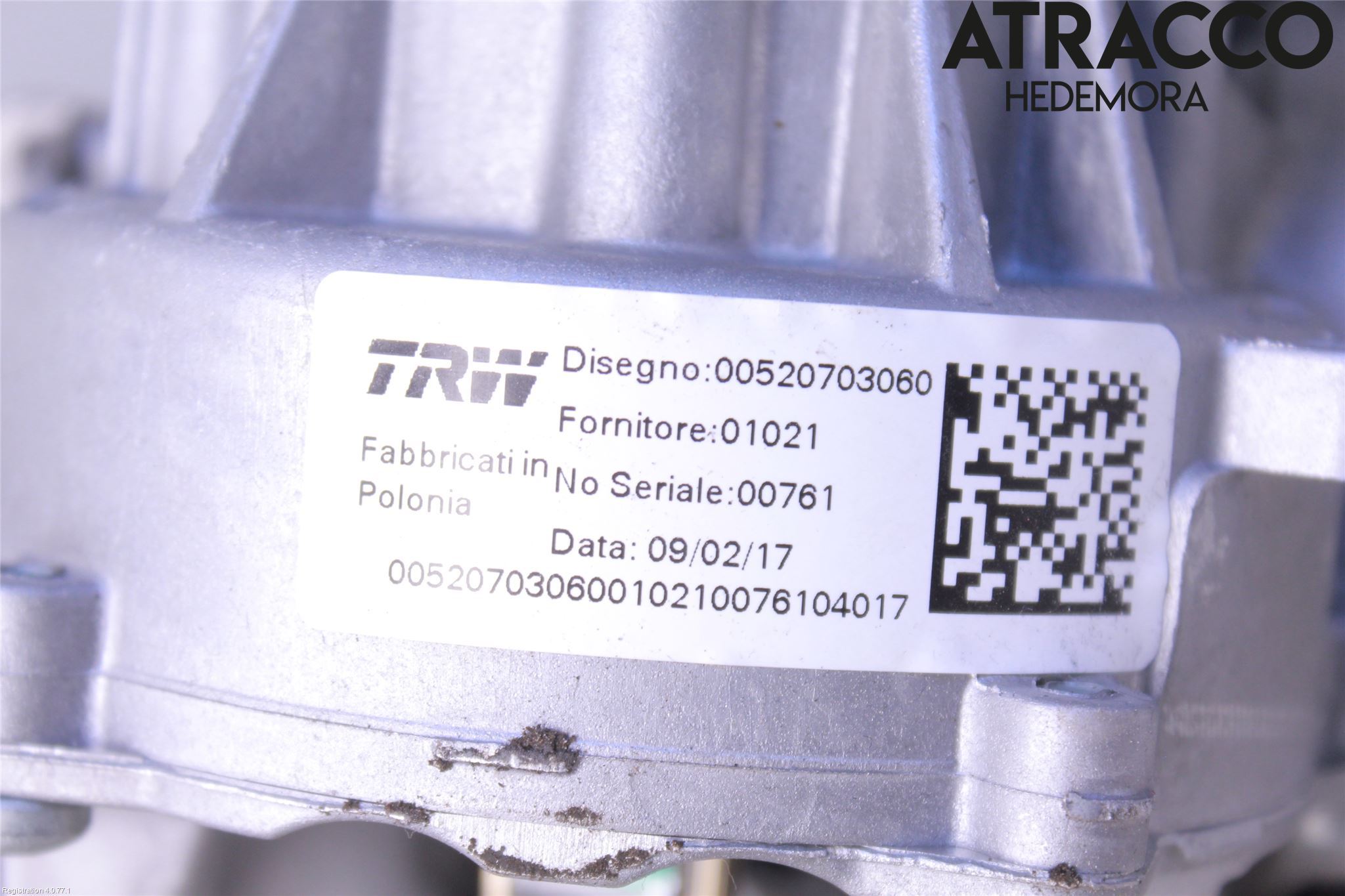 Fiat TIPO/CROSS 16- Rattakselaggregat Innebygd Servo