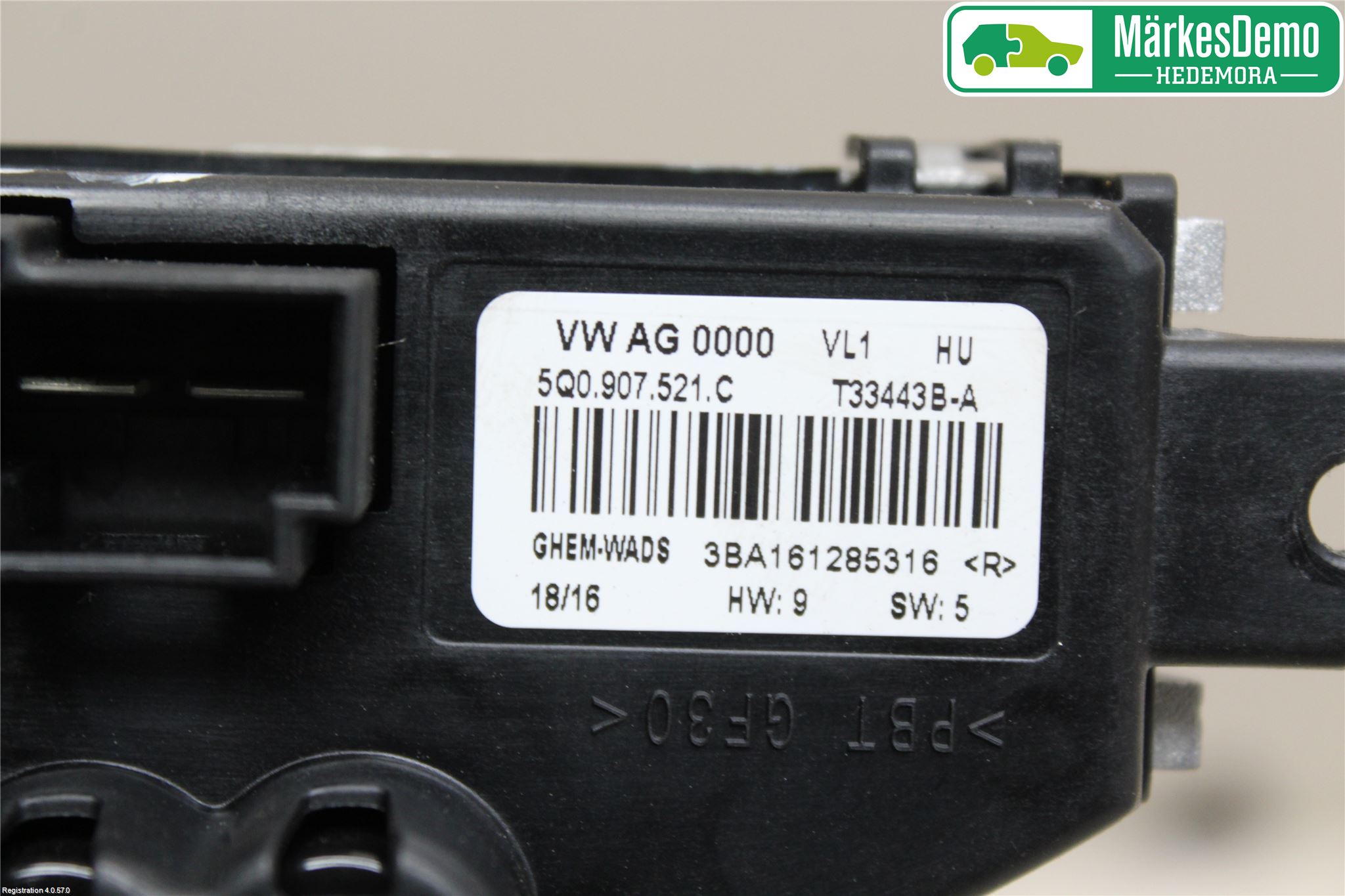 Volkswagen VW PASSAT 15-19 Varmeapparat Viftemotstand