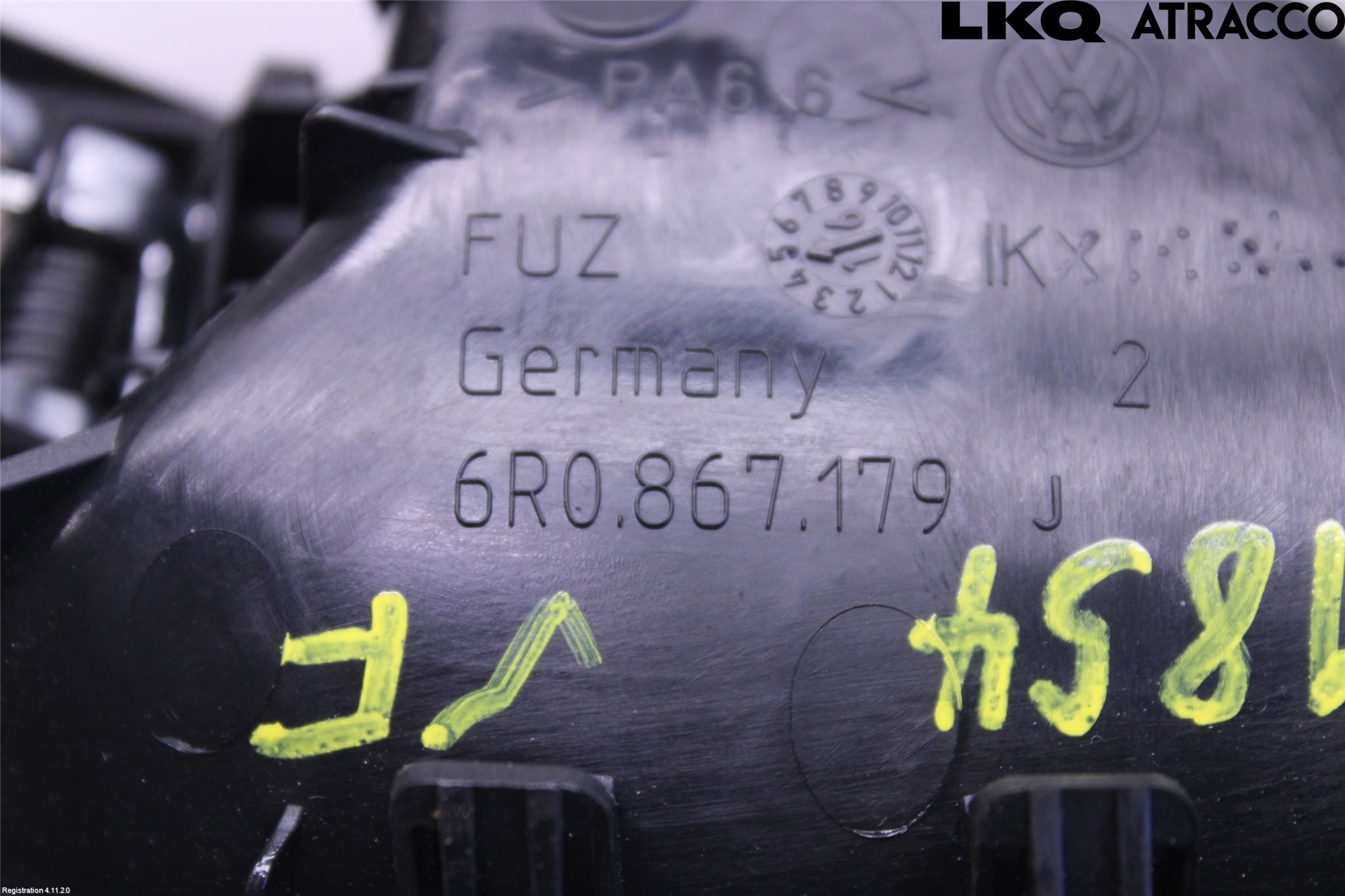 Volkswagen VW POLO 10-17 Innr Dørhandtak V Indre