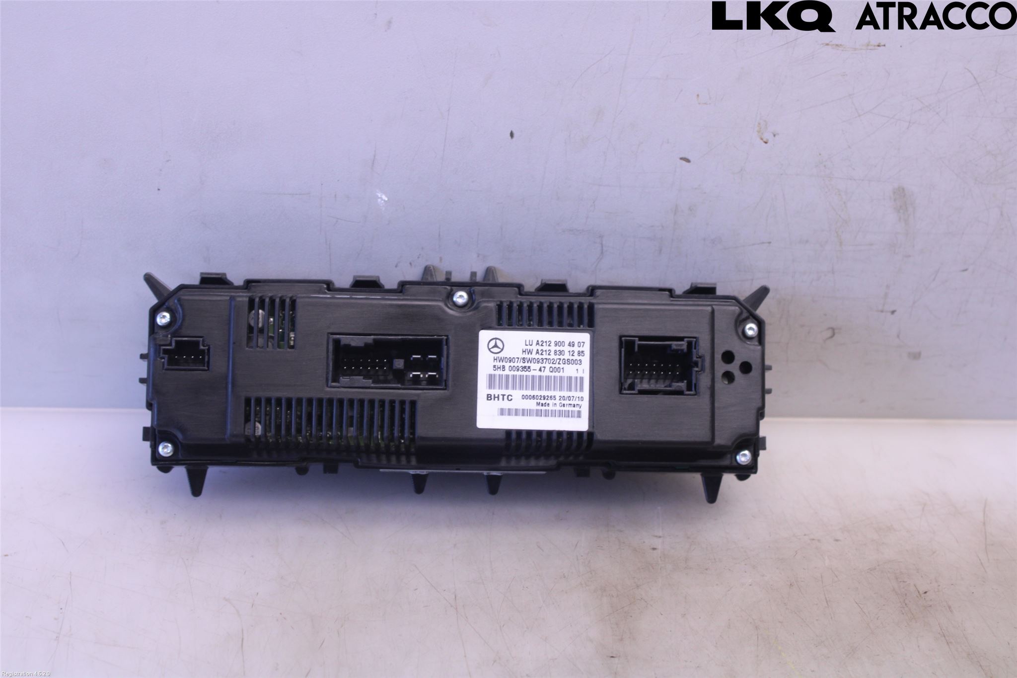Mercedes-Benz MB E-KLASS (W212) 09-16 Varme Ac Betjening-Display