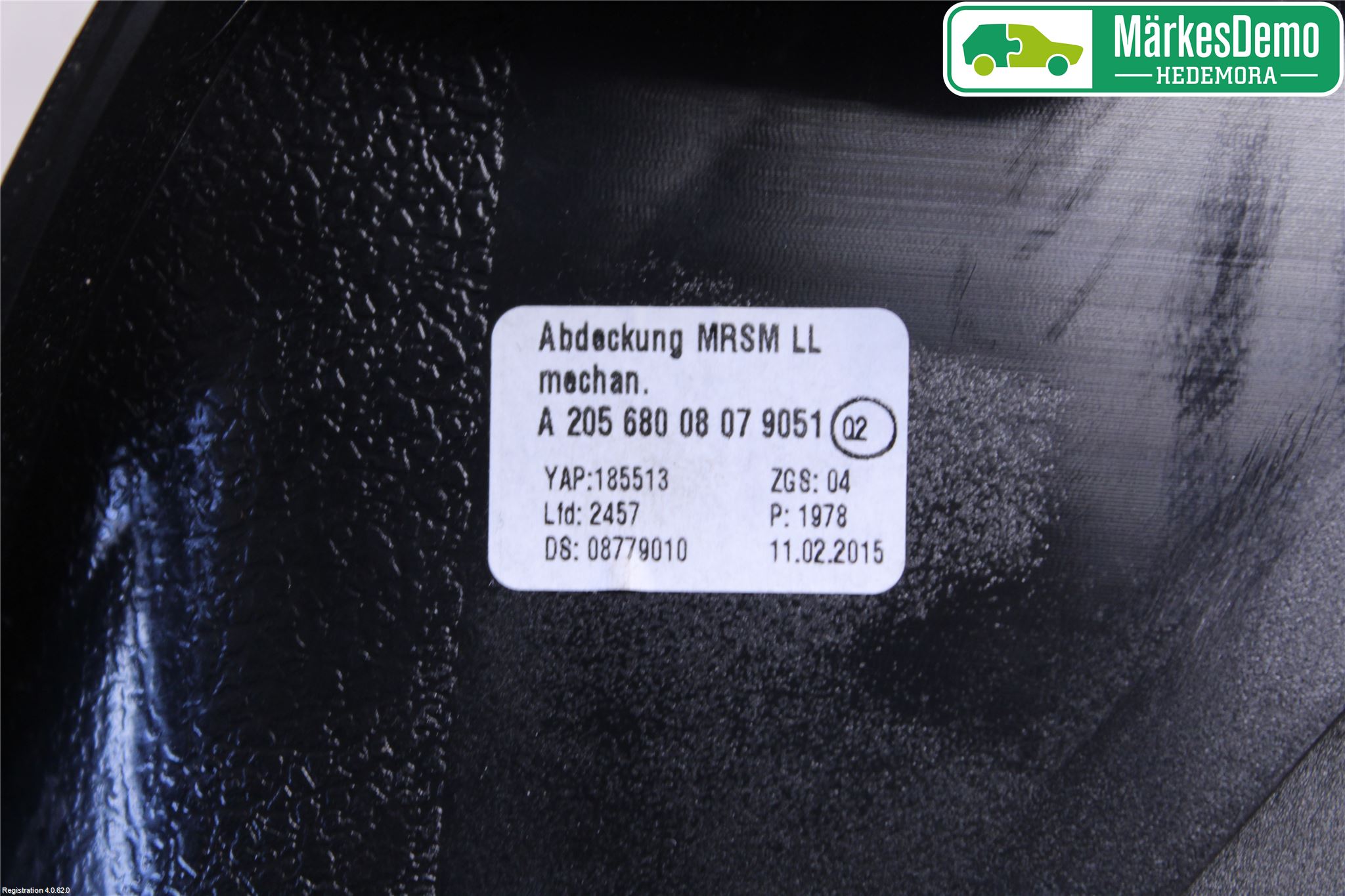 Mercedes-Benz MB C-KLASS (W205) 14-21 Rattdeksel - Deksler