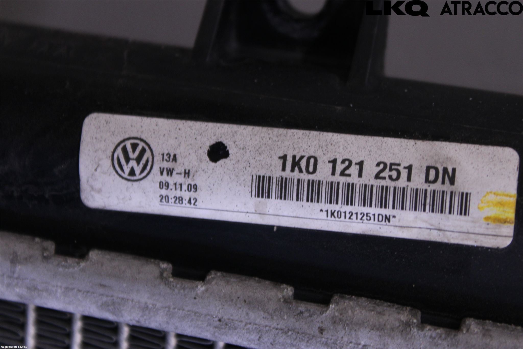 Volkswagen VW SCIROCCO 09-17 Radiator Manuell