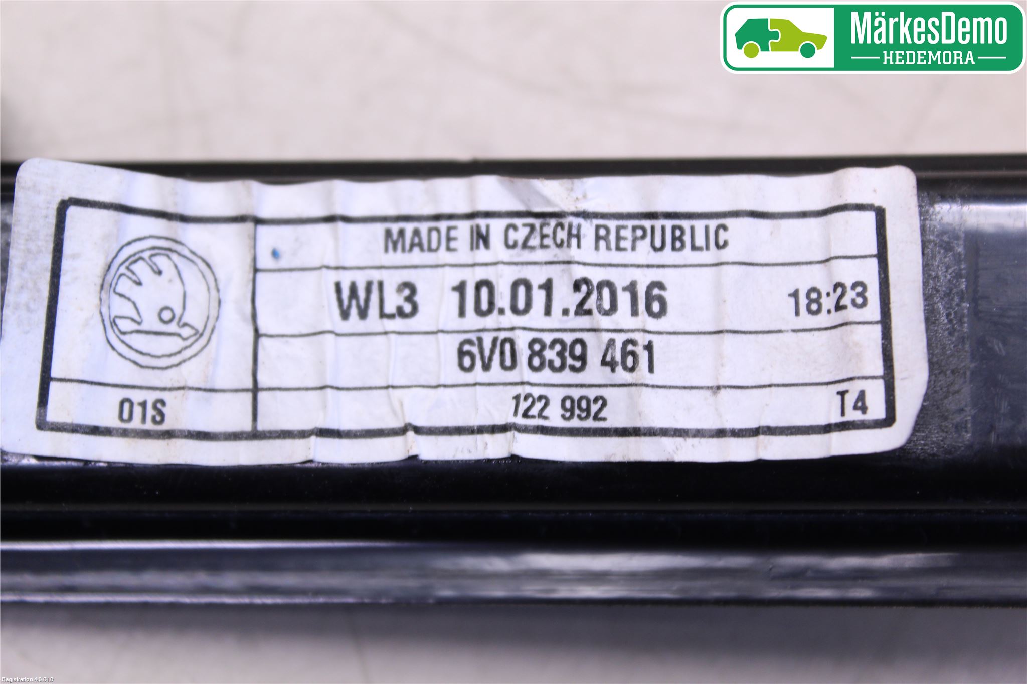 Skoda FABIA 15-21 Vindusheis El Komp