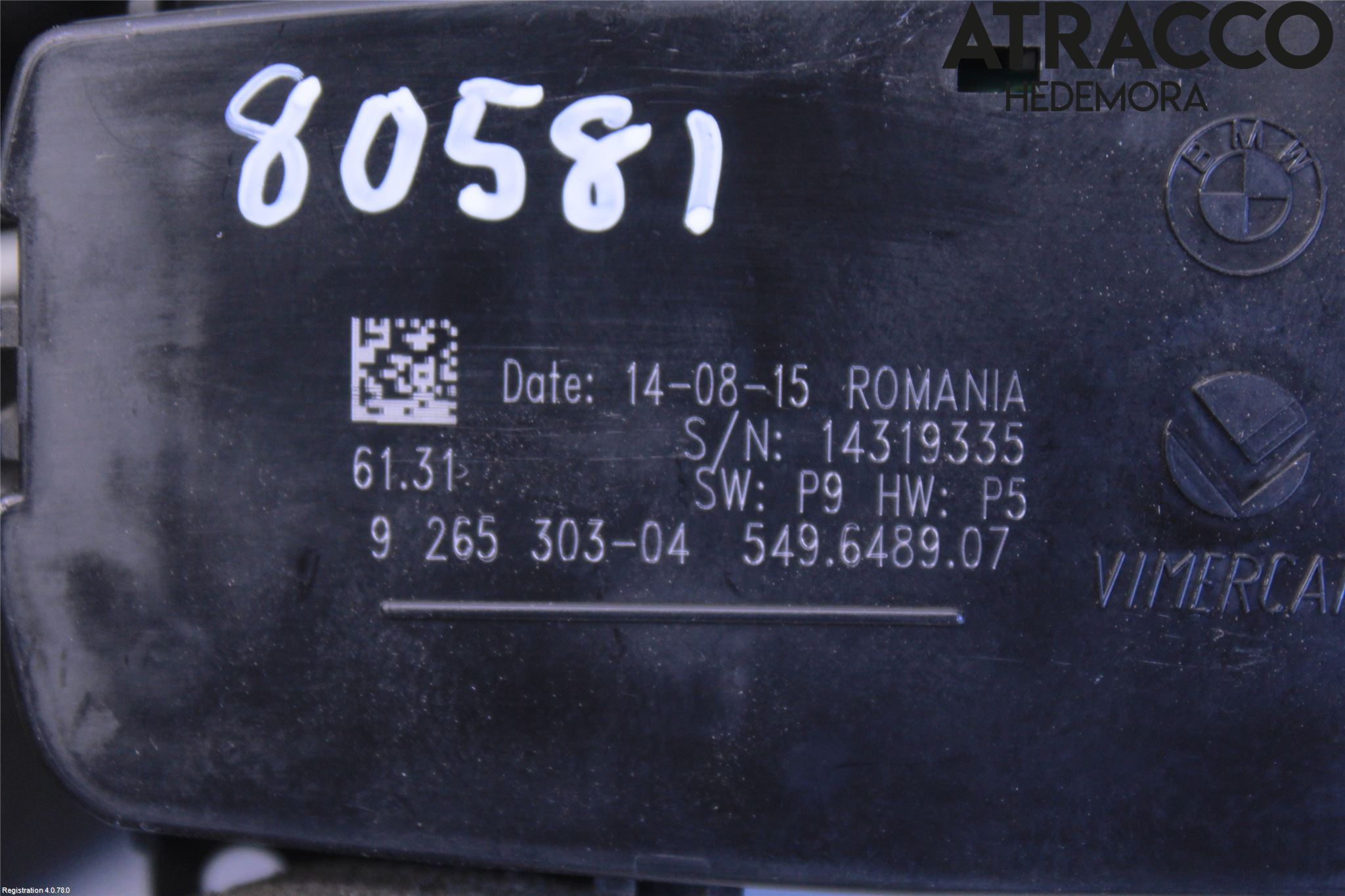 BMW 4 F32/F33/F82/F83 13-20 Bryter Hovedlys