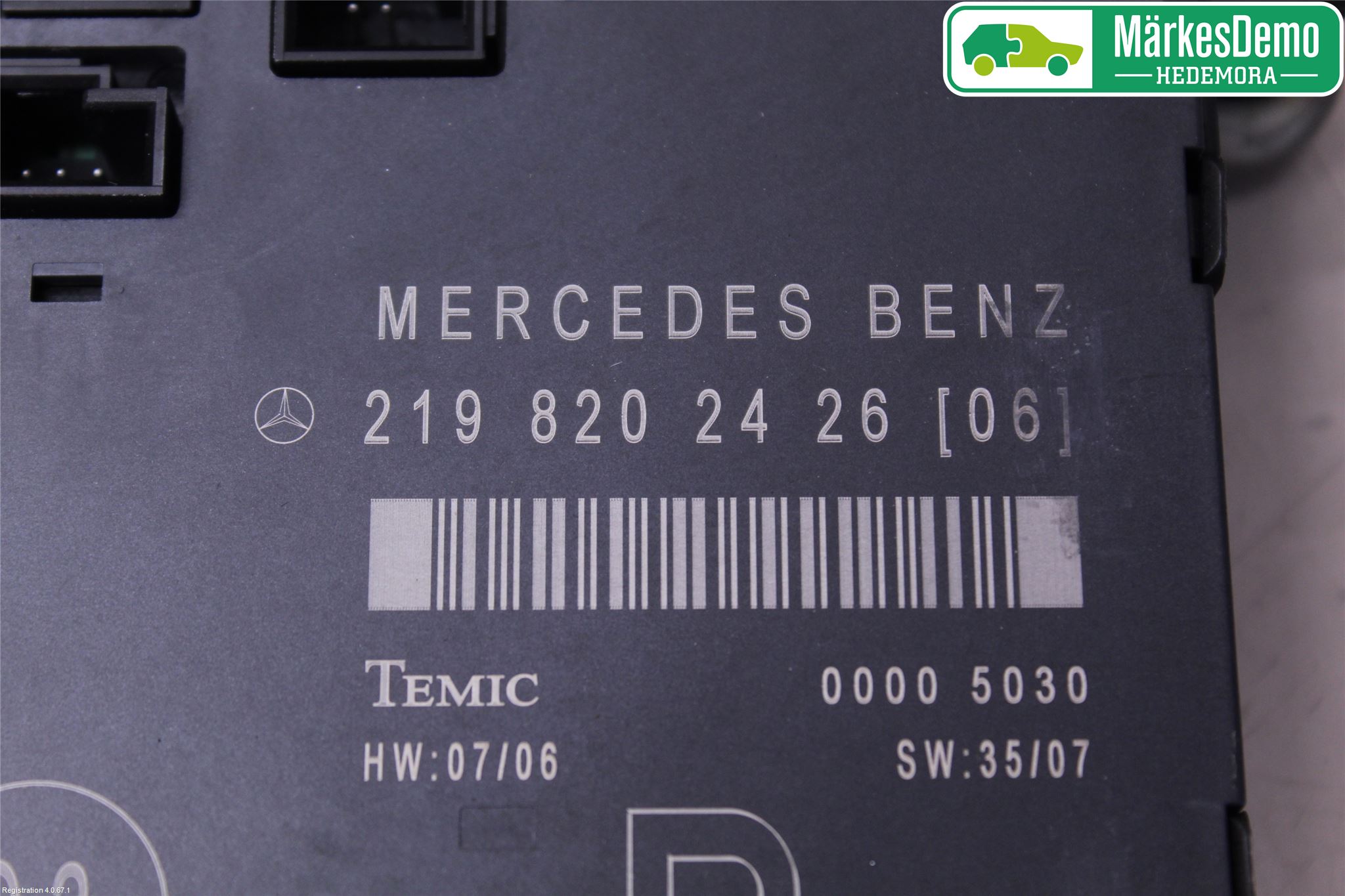 Mercedes-Benz MB CLS (C219) 03-11 Styreenhet Dør