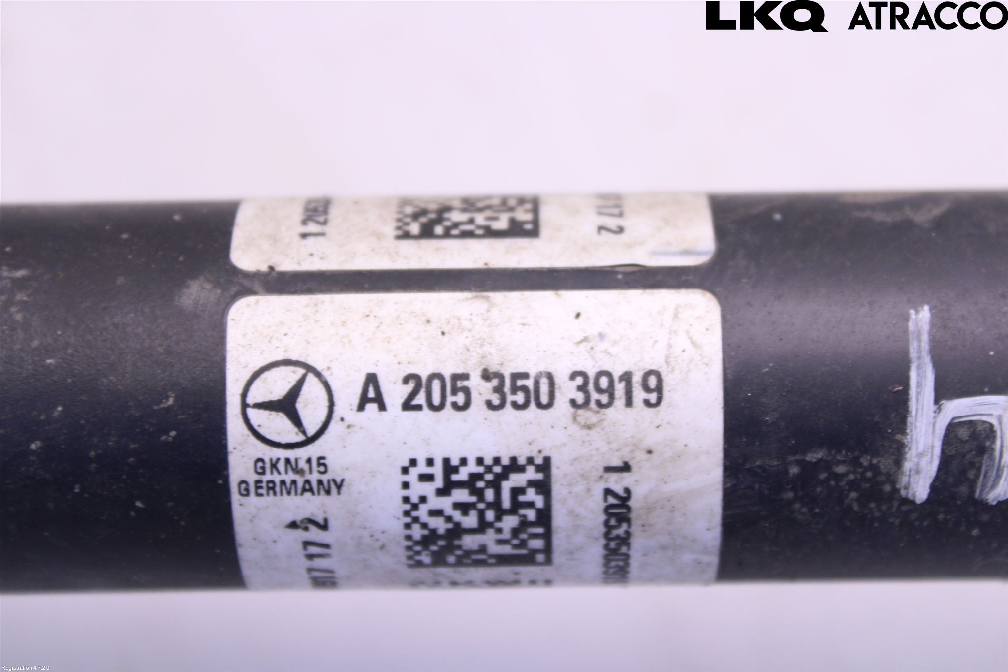 Mercedes-Benz MB C-KLASS (W205) 14-21 Drivaksel Bak Kompl Venstre