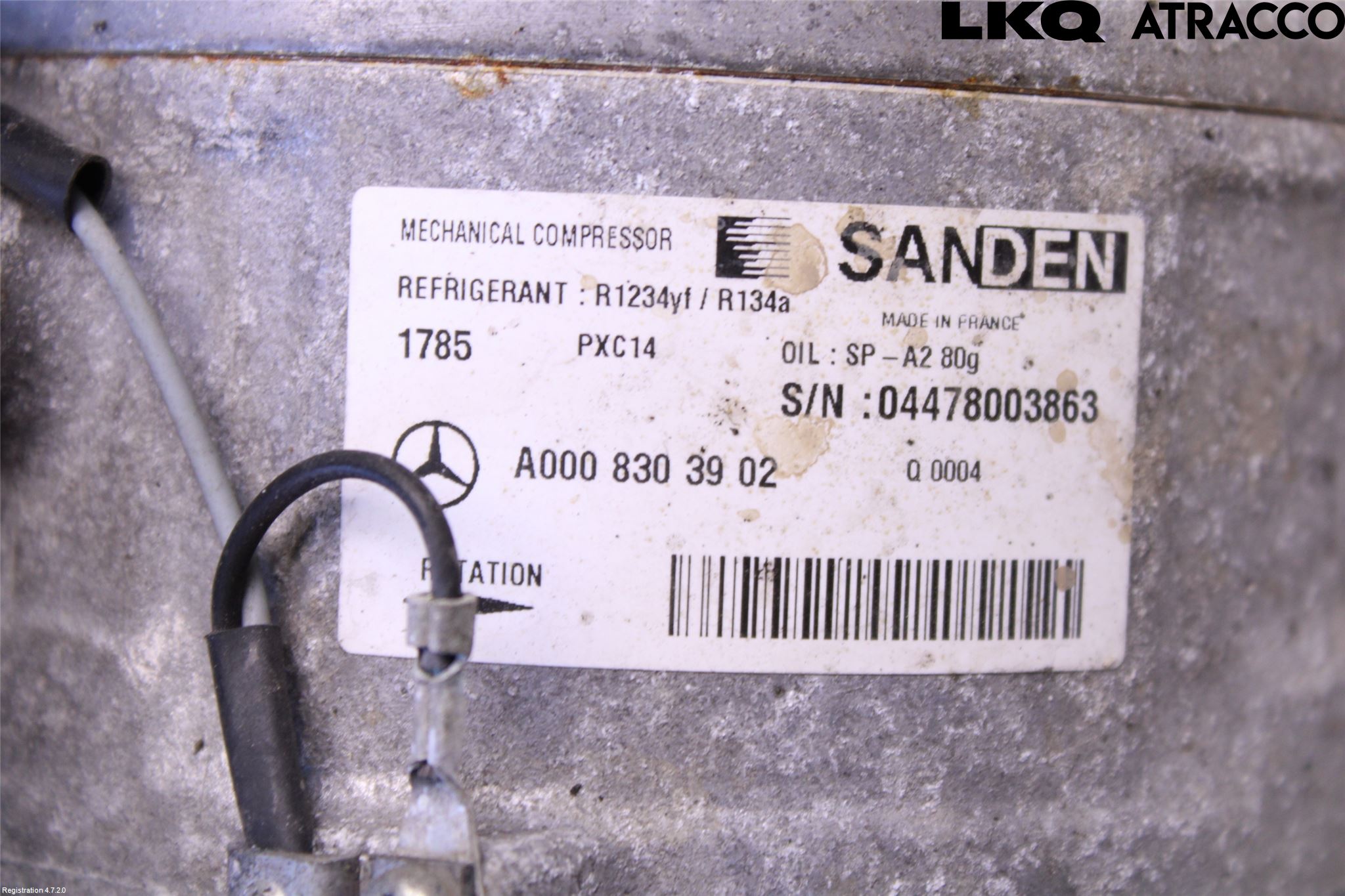 Mercedes-Benz MB GLC-KLASS (X253/C253) 15-22 Varme Ac Kompressor