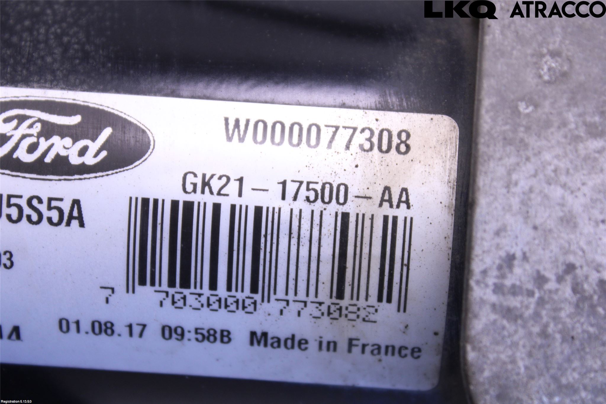 Ford TRANSIT SKÅP/BUSS 14-22 Viskermotor Frontrute