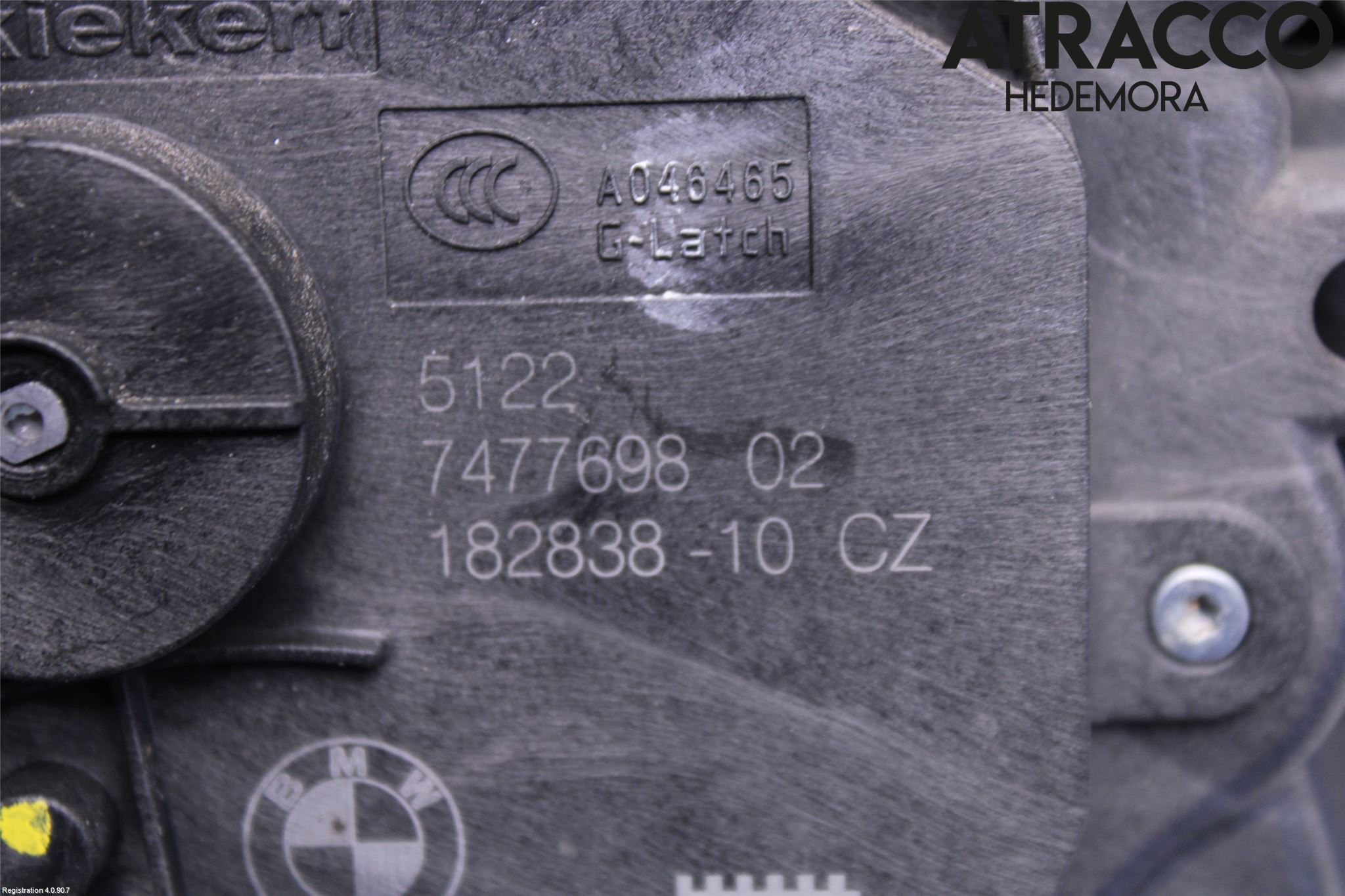 BMW 5 G30/G31/F90 17-23 Dørlås - Låsekasse