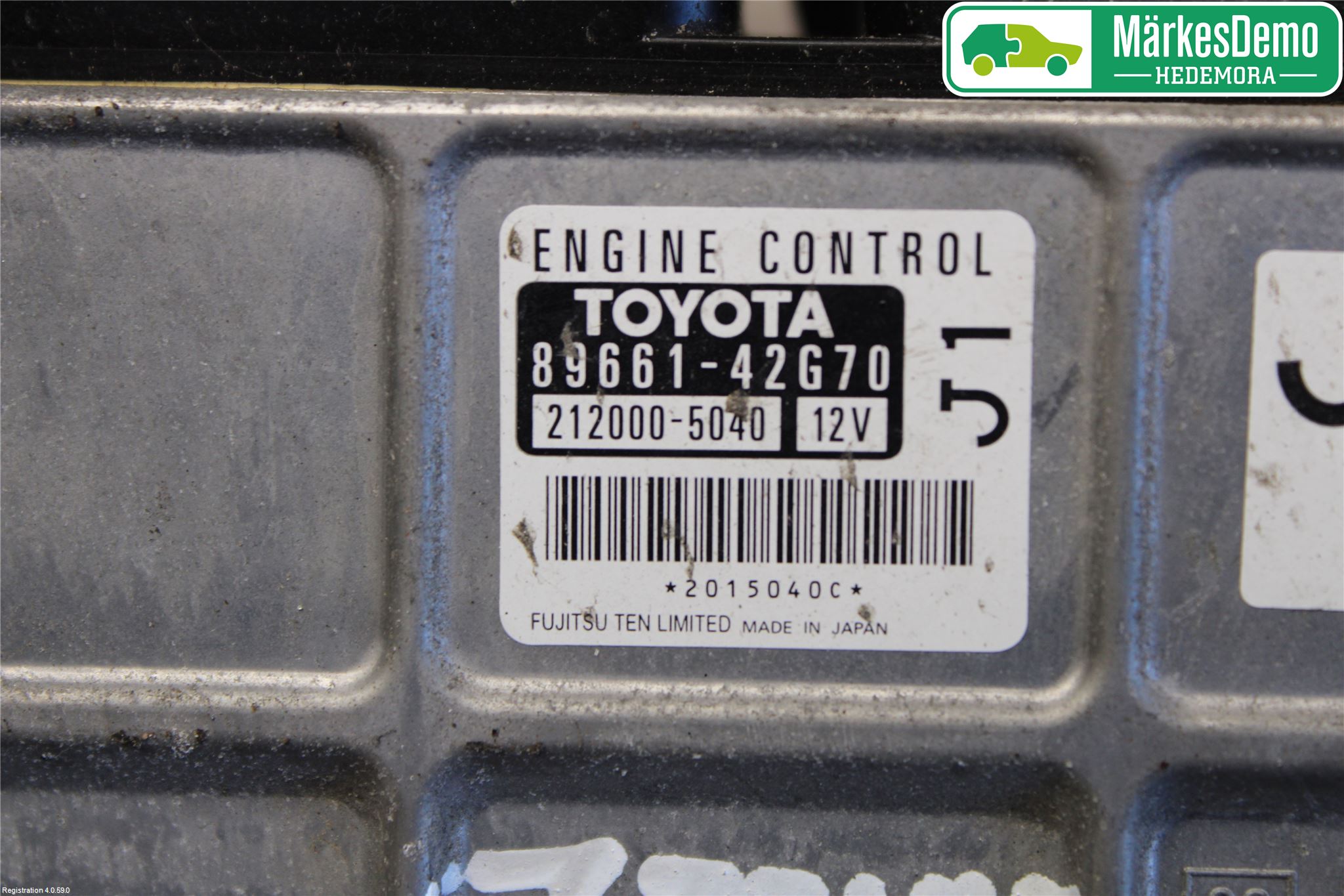 Toyota RAV 4 06-12 Styreenhet Innsprøytning