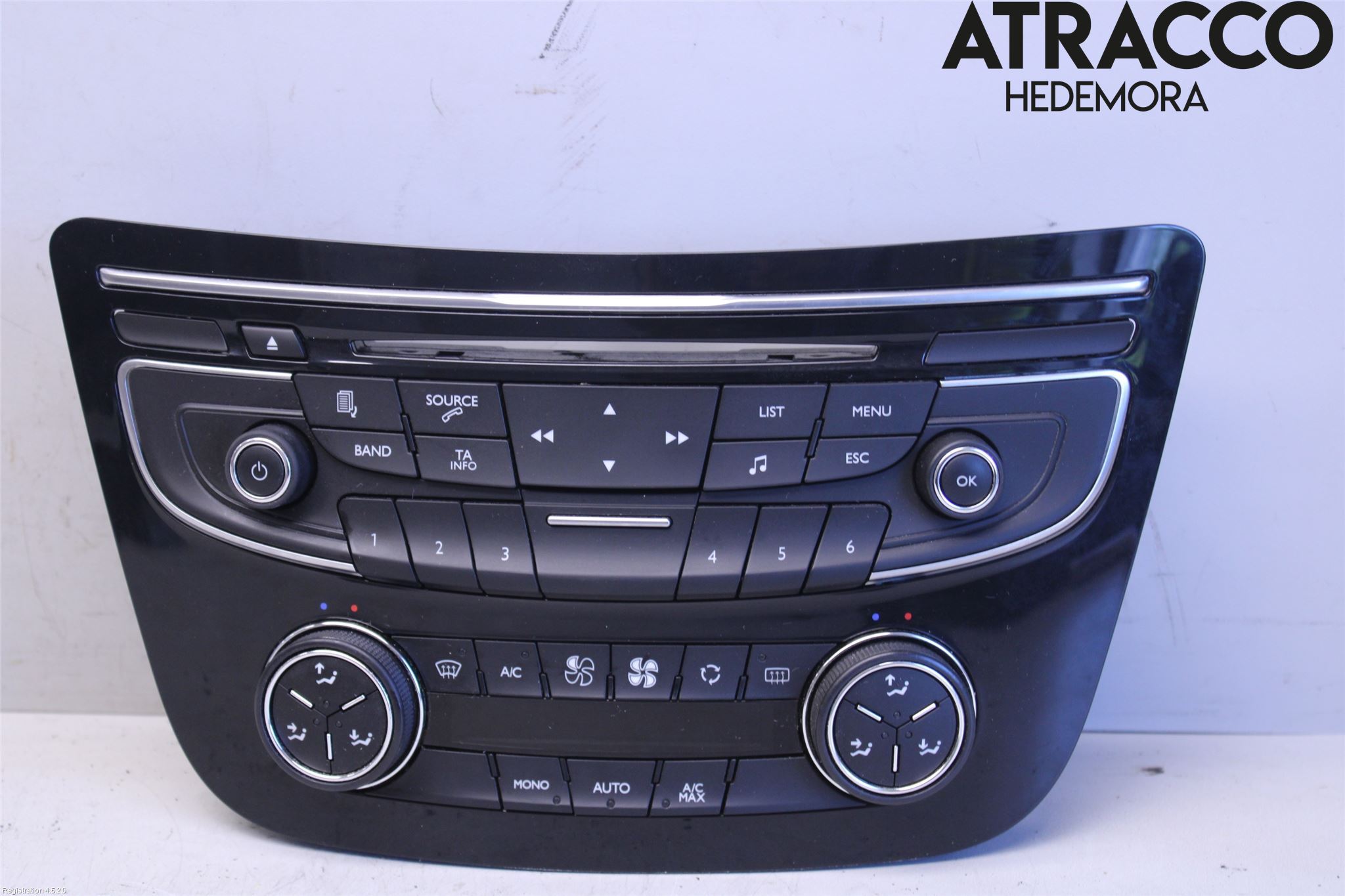 Peugeot 508 11-18 Varme Ac Betjening-Display