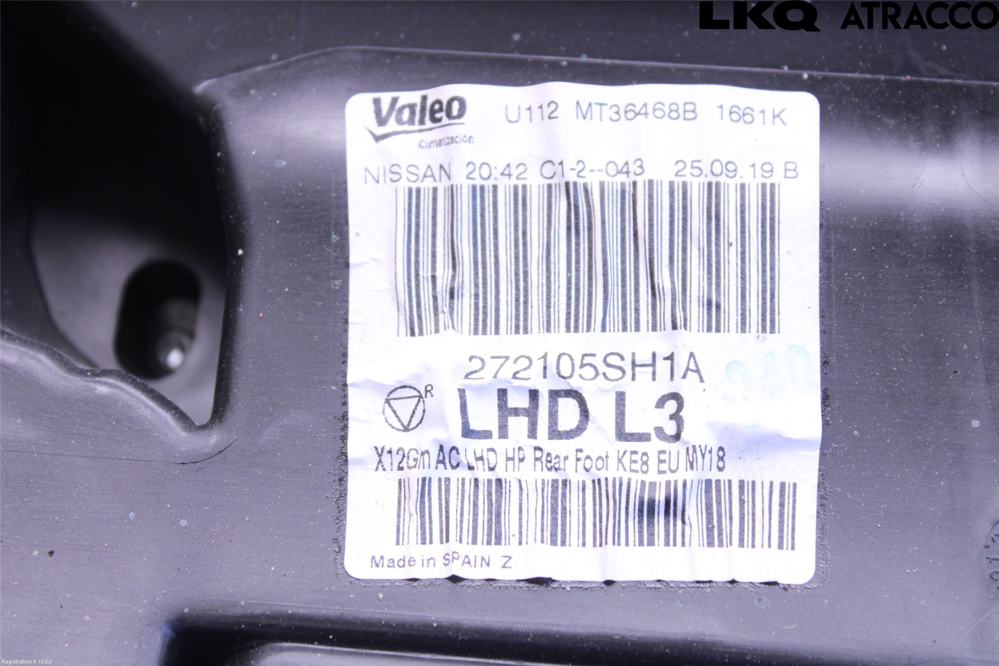 Nissan LEAF 18- Varmeapparat Register Komplett