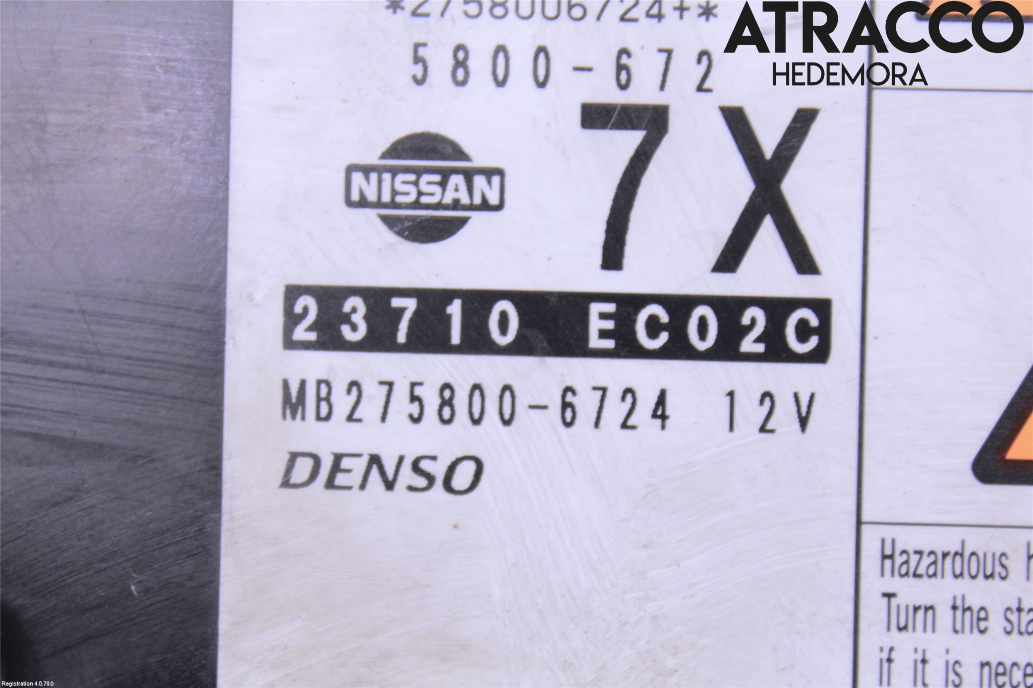 Nissan NAVARA 05-16 Styreenhet Dieselpumpe