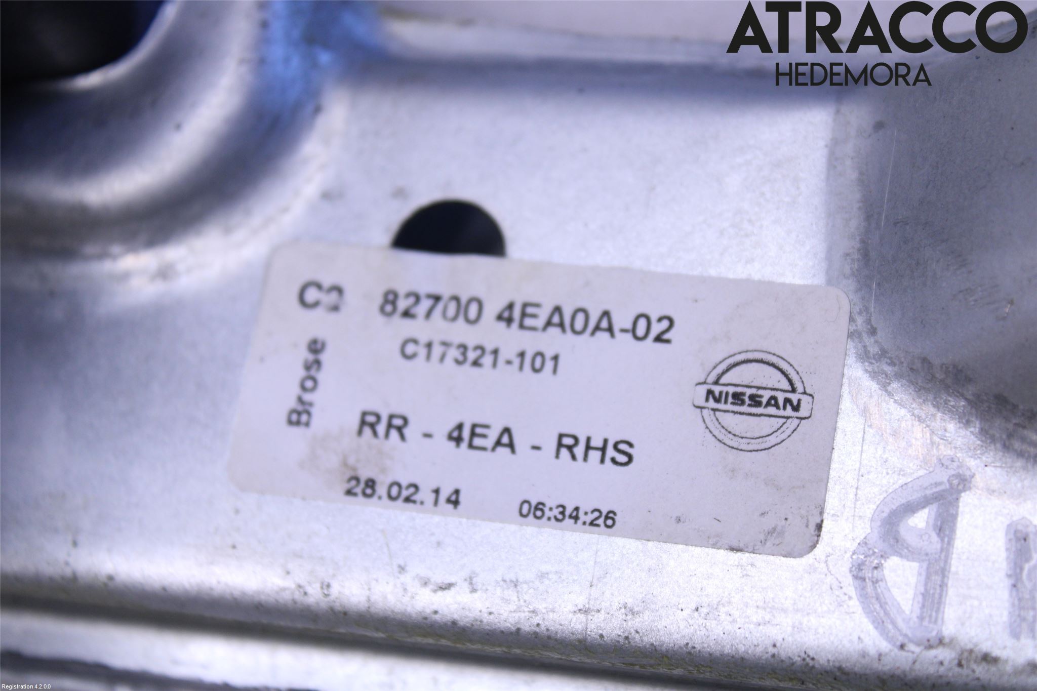 Nissan QASHQAI 14-17 Vindusheis El Komp