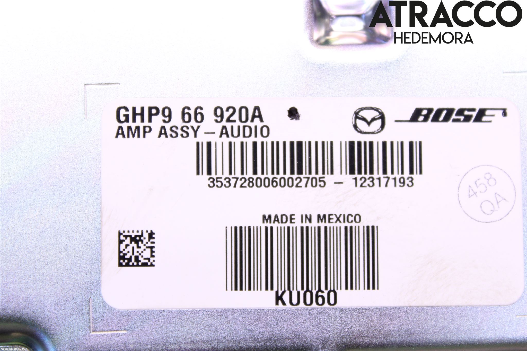 Mazda 6 13- Stereo Forsterker
