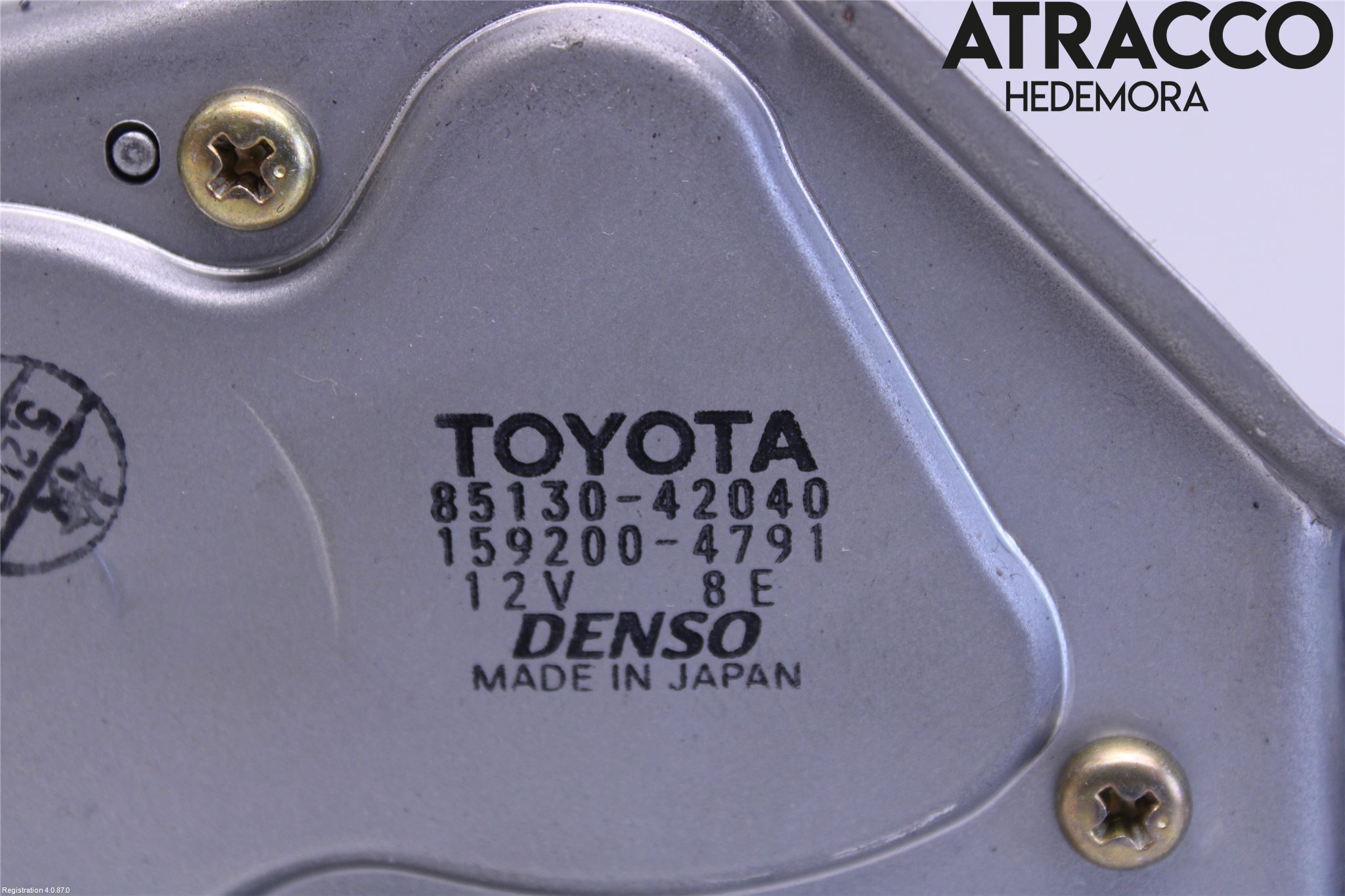 Toyota RAV 4 00-06 Viskermotor Bakluke