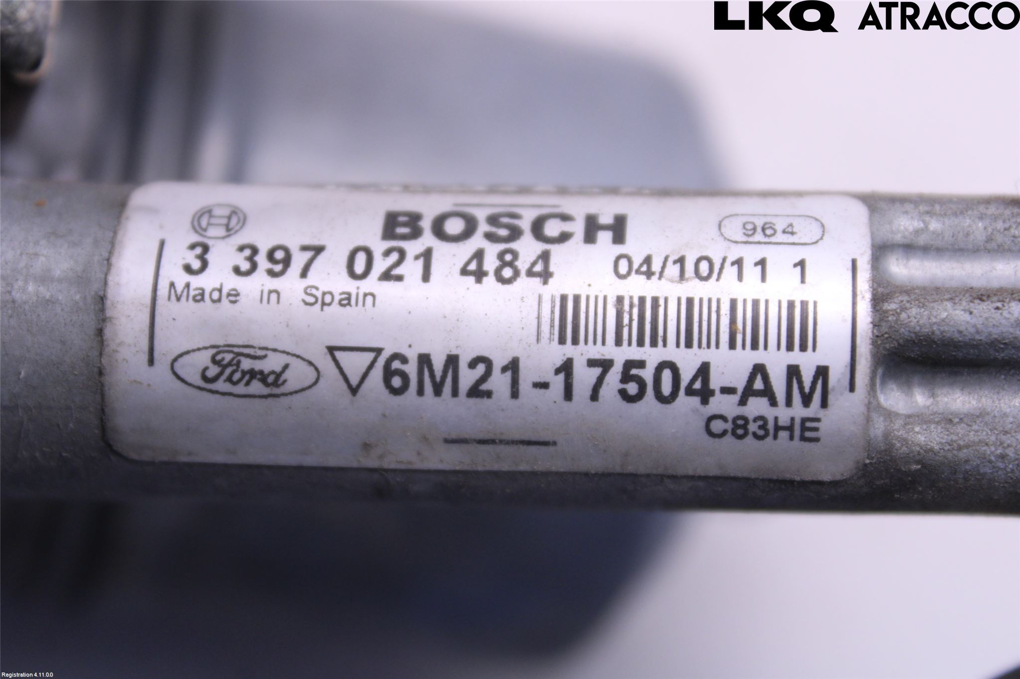 Ford S-MAX 06-15 Viskermotor Frontrute