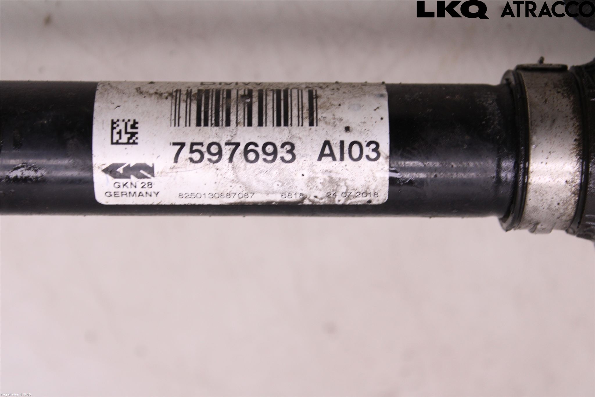 BMW 3 GT F34 13-19 Drivaksel Foran Kompl Venstre