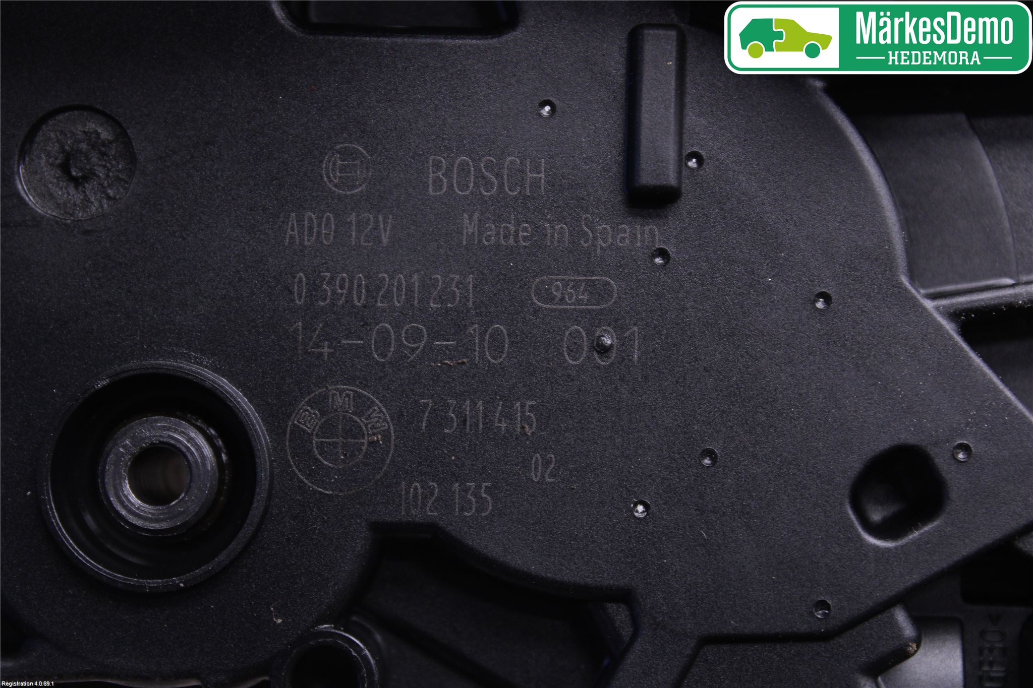 BMW 3 F30/F31/F80 12-19 Viskermotor Bakluke