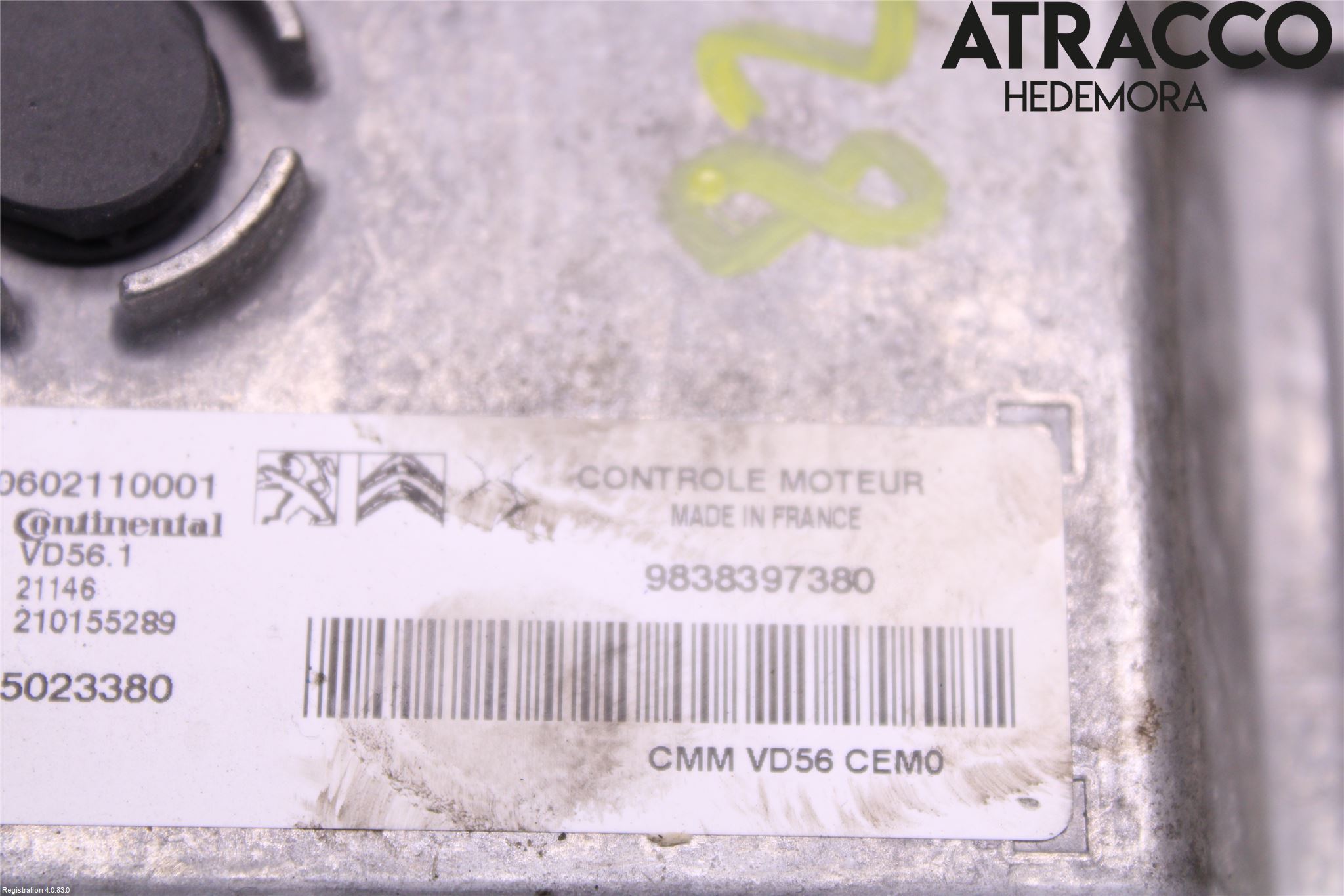 Peugeot 208/E-208 20- Styreenhet Innsprøytning